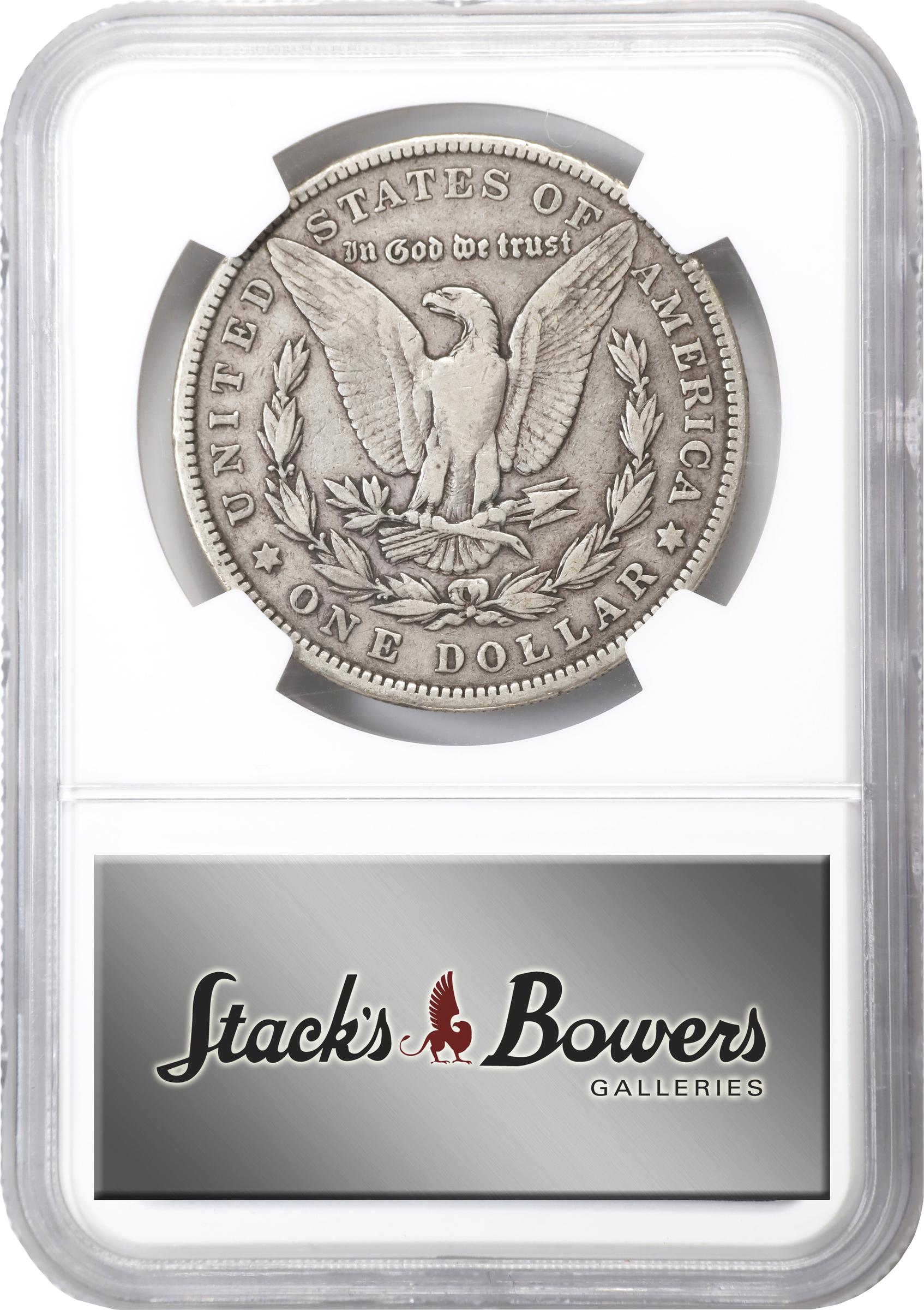 image for: 1901 Morgan Silver Dollar. VAM-3. Top 100 Variety. Doubled Die Reverse, Shifted Eagle. VF-25 (NGC).