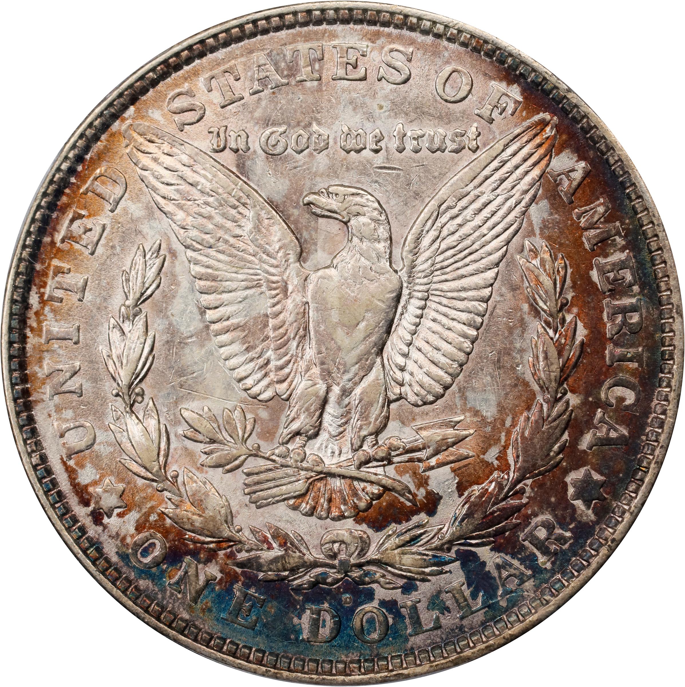 1921-D $1  Capped R, VAM-1B XF40 thumbnail 4