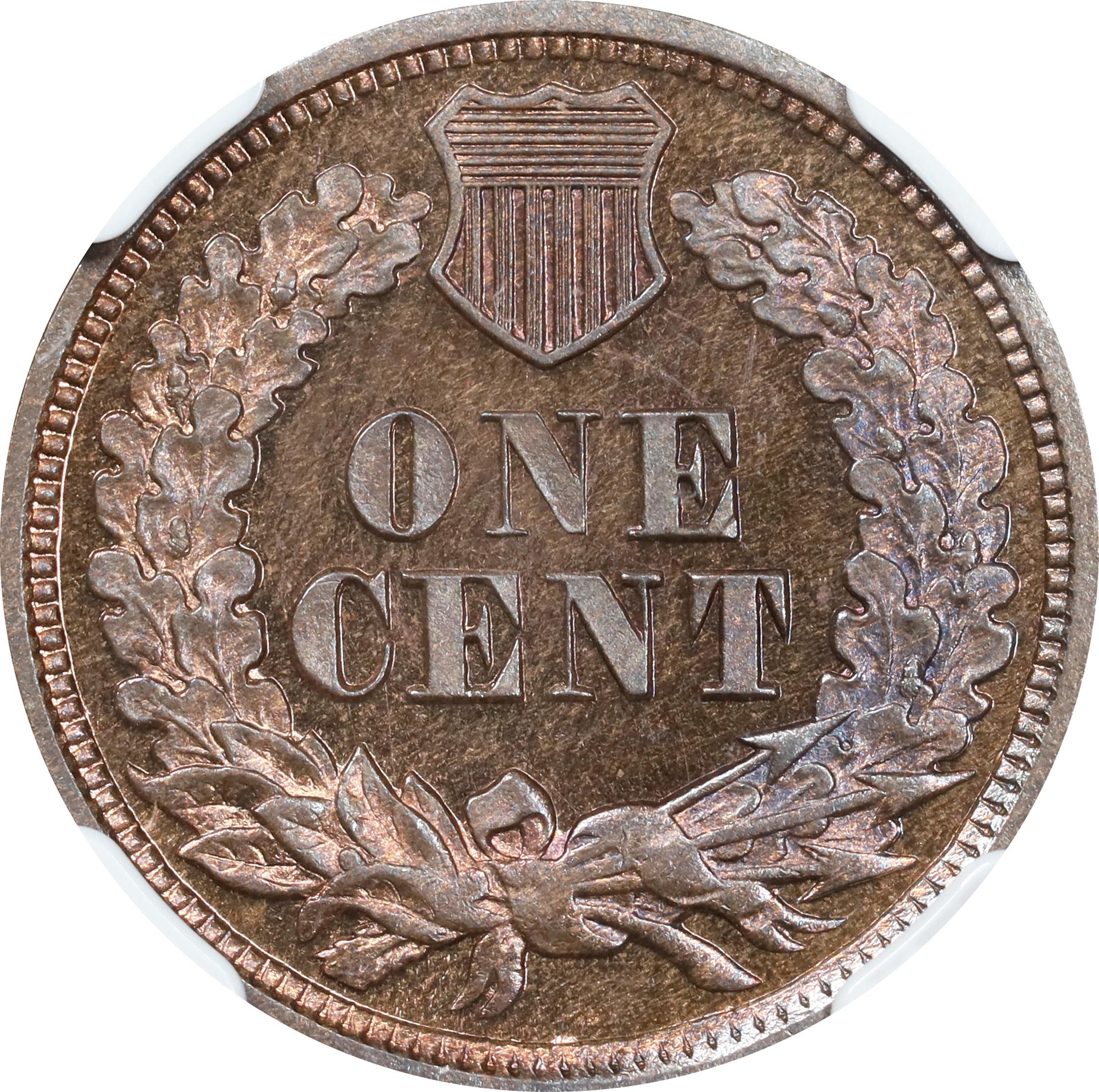 image for: 1867 Indian Cent. Proof-65 BN (NGC).