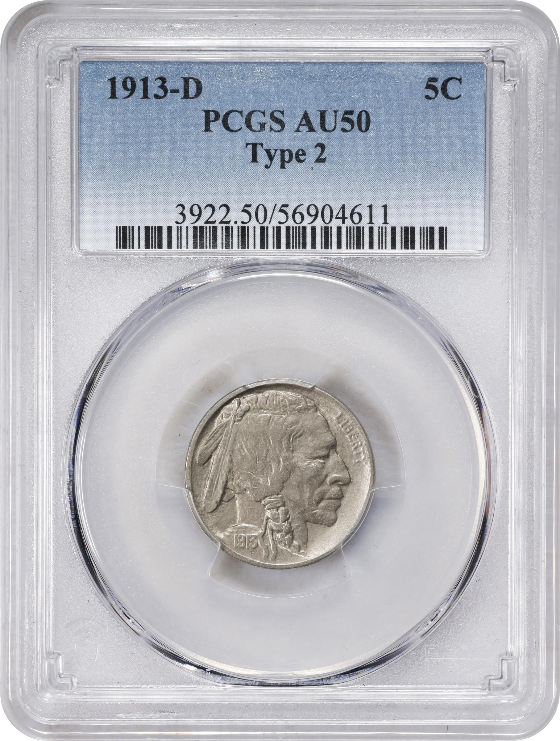 1913-D 5c Buffalo, Type 2 MS68 CAC thumbnail 25