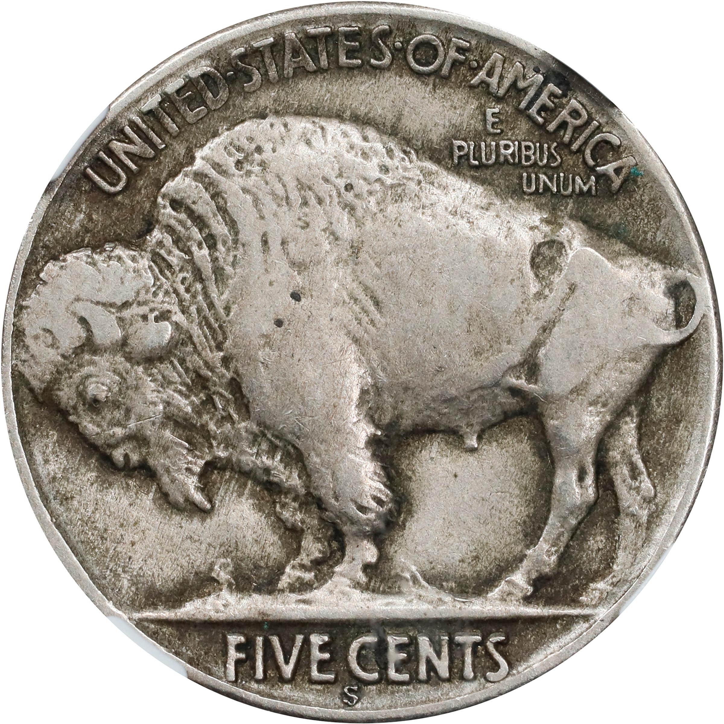 1924-S 5c XF45 thumbnail 2