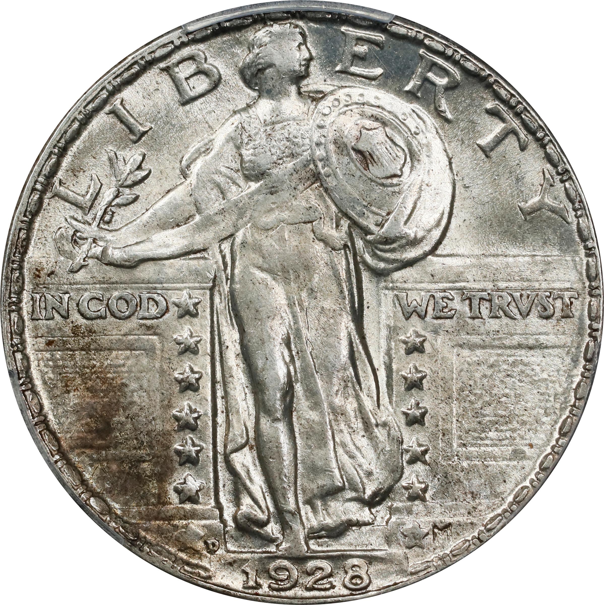 1928-D Standing Liberty Quarter. MS-63 (PCGS).