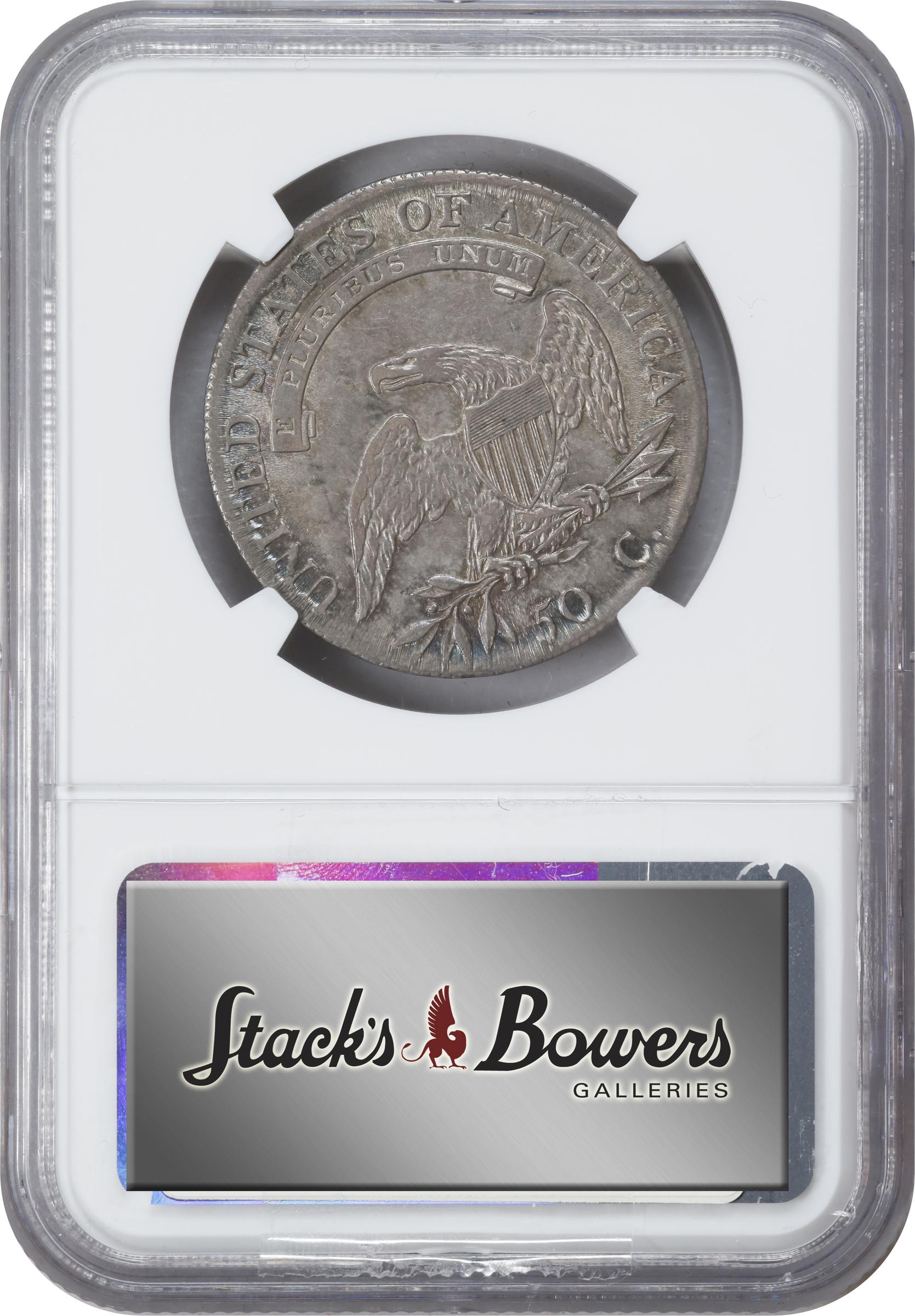 image for: 1808/7 Capped Bust Half Dollar. O-101. Rarity-1. AU-55 (NGC).