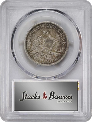 image for: 1861-O Liberty Seated Half Dollar. Confederate States Issue. W-15. Rarity-2. Speared Olive Bud. VF-25 (PCGS).