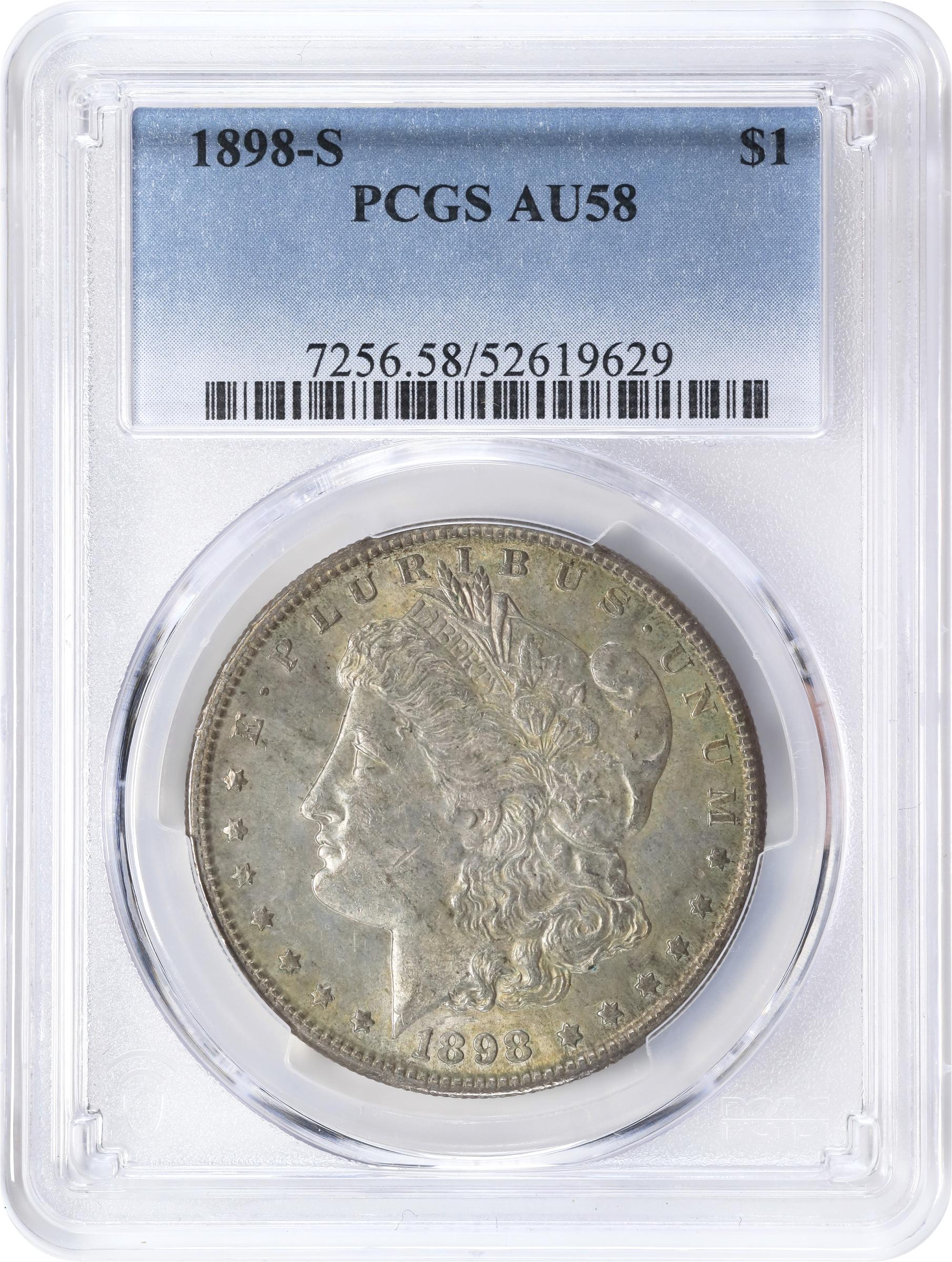 東三省一分 PCGS AU58 東三省一分 PCGS AU58 明治30年 新1円銀貨 PCGS AU58 - 名古屋