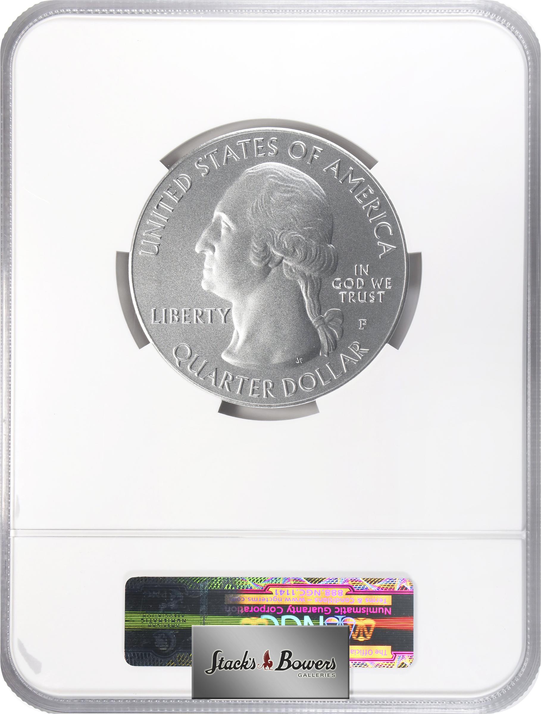 image for: 2014-P America the Beautiful Silver Bullion Coin. Great Smoky Mountains National Park. First Strike. Early Releases. Specimen-70 (NGC).