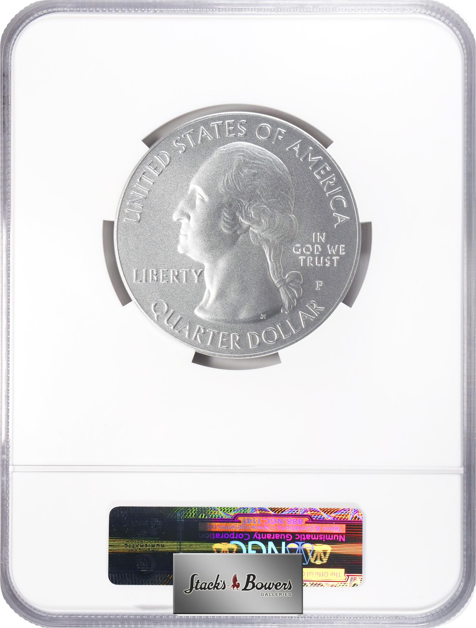 image for: 2014-P America the Beautiful Silver Bullion Coin. Arches National Park. Early Releases. Specimen-70 (NGC).