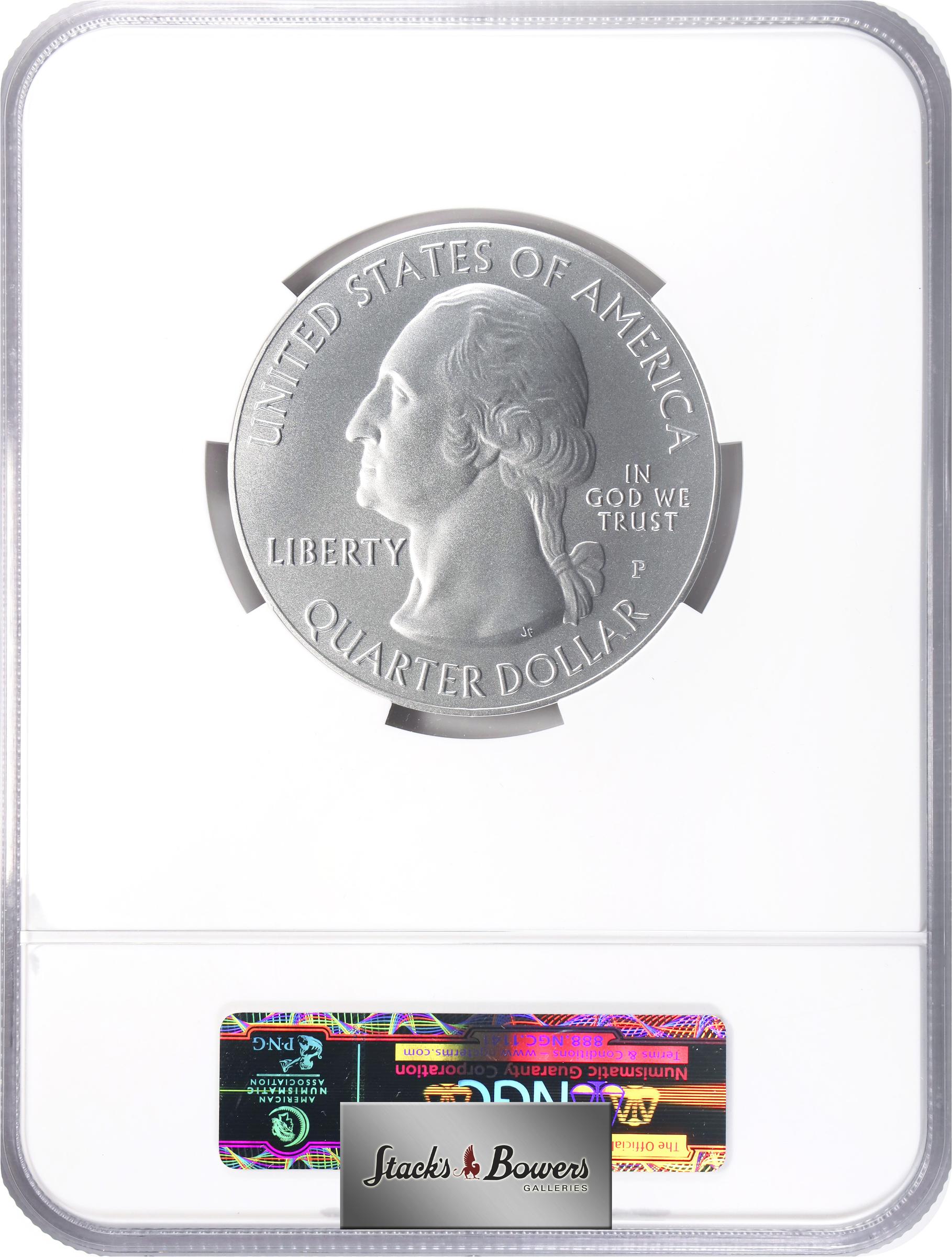 image for: 2014-P America the Beautiful Silver Bullion Coin. Great Sand Dunes National Park. Early Releases. Specimen-70 (NGC).