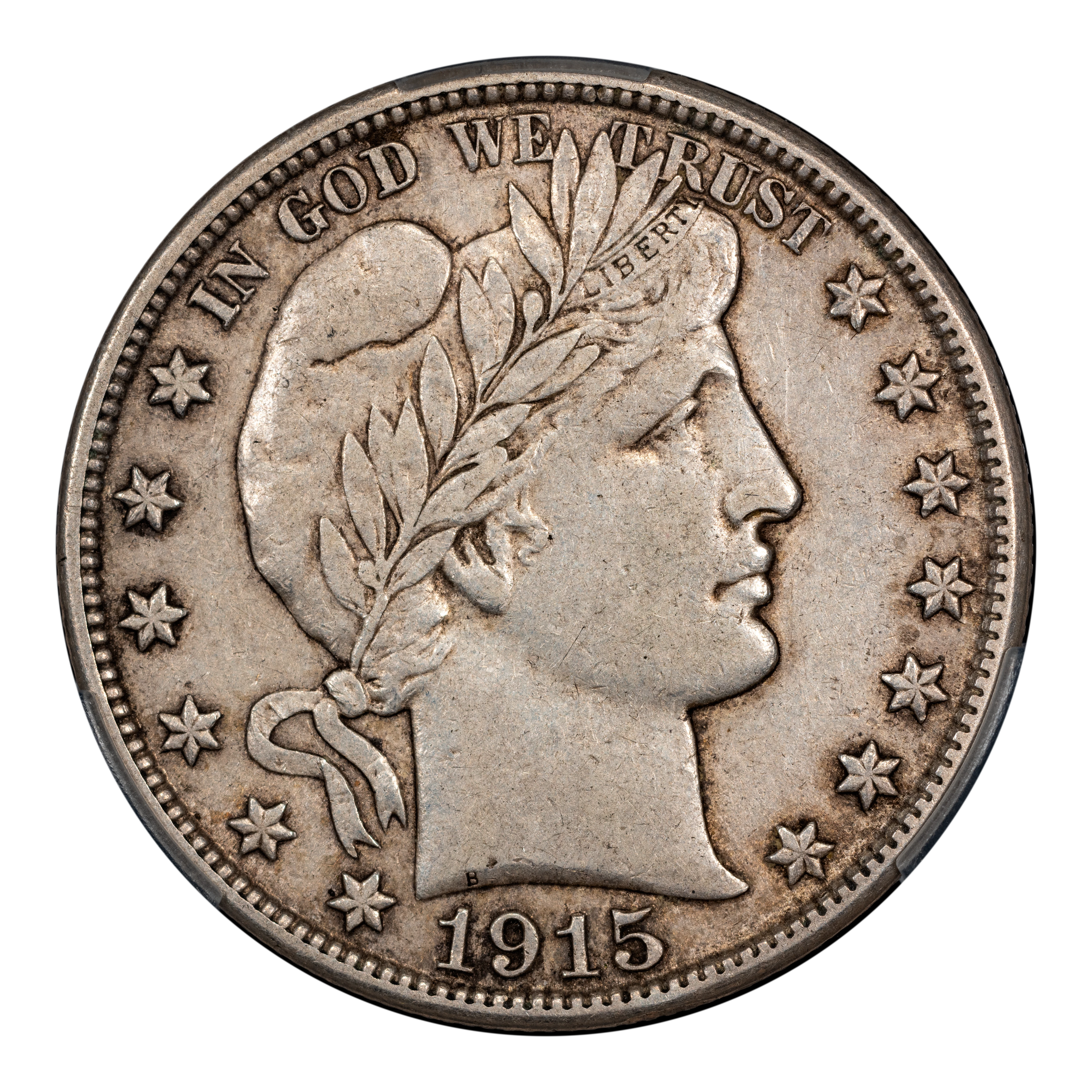 稀少な状態　アメリカ合衆国　バーバー ハーフダラー　1915 D 1915 D Barber Half Dollar Mint State (MS) Pricing Guide