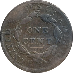 image for: 1808 Classic Head Cent. S-277, B-1. Rarity-2. 12 Stars. Good-4 Details--Scratched (ANACS).