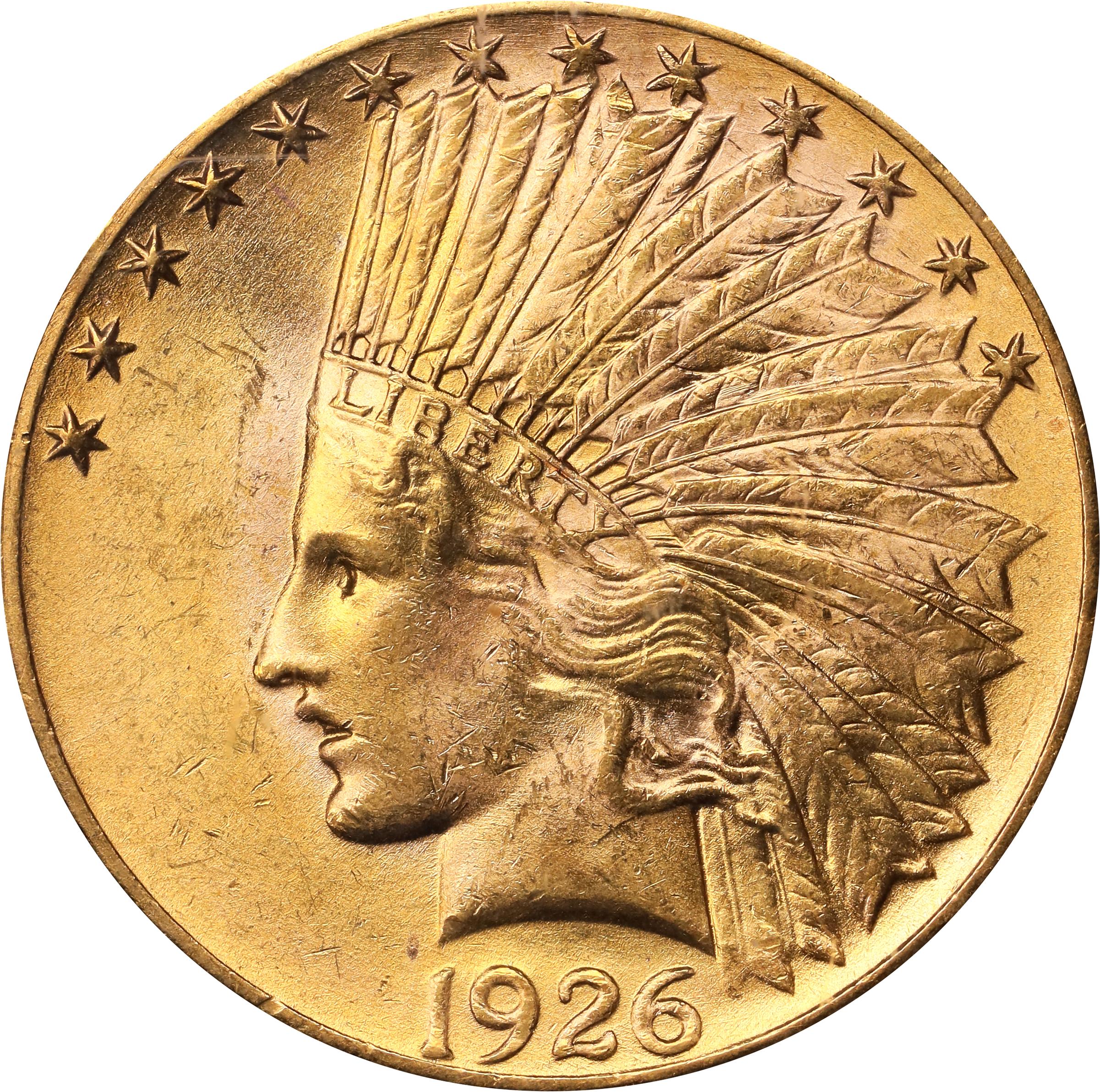 1926 Indian Eagle. MS-63 (ICG).