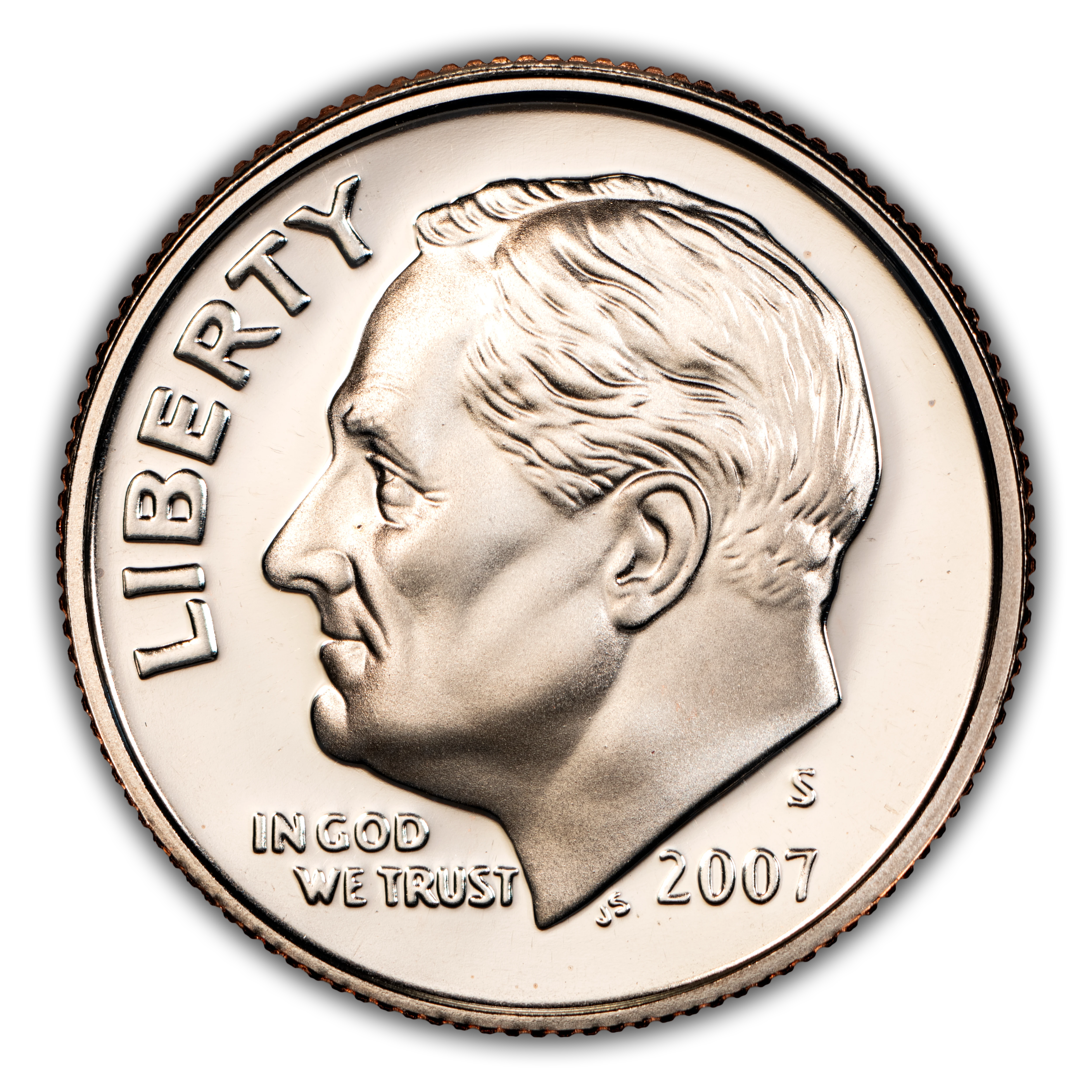 2007-S 10c Clad PR DCAM