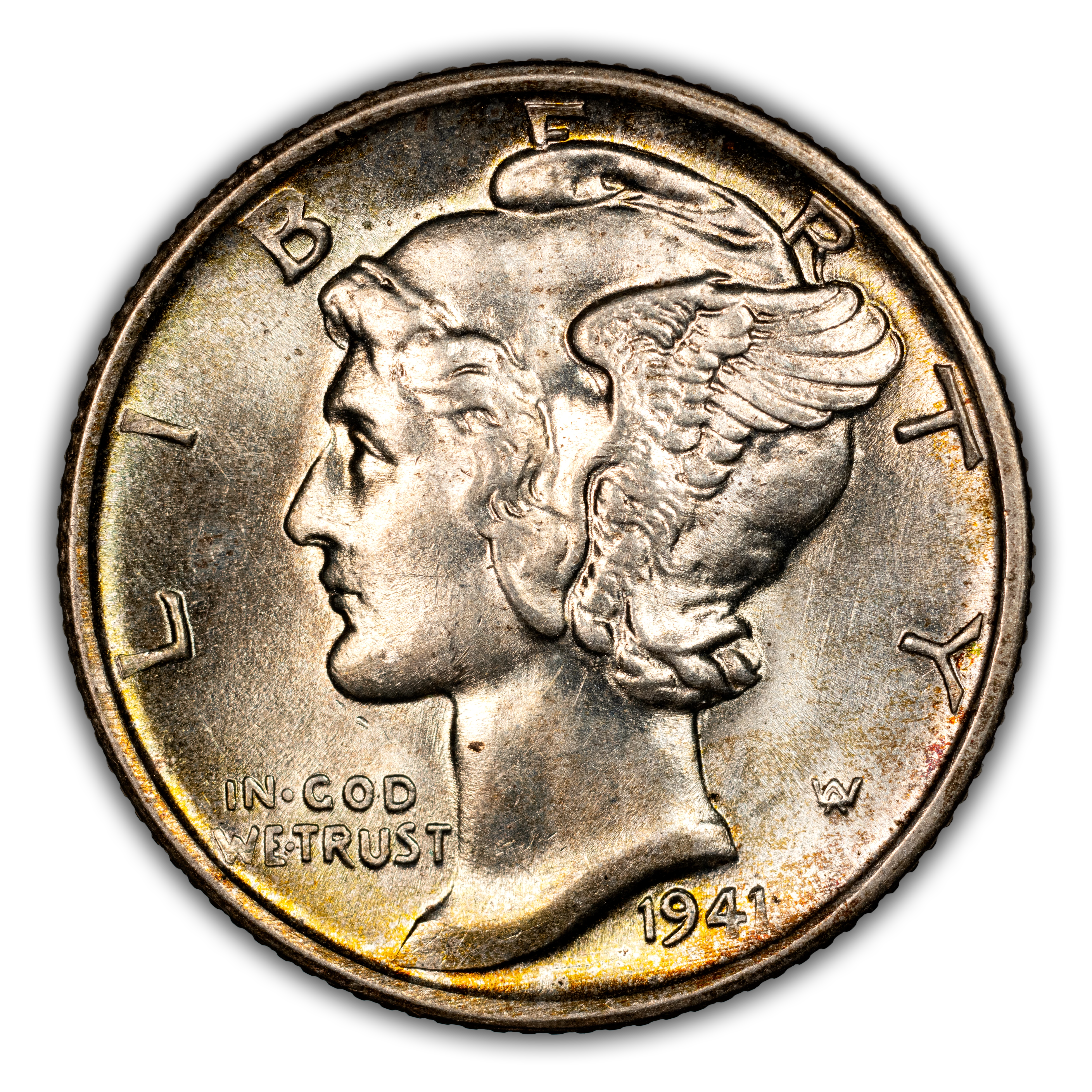 1941-S 10c Large S, FS-511 MS