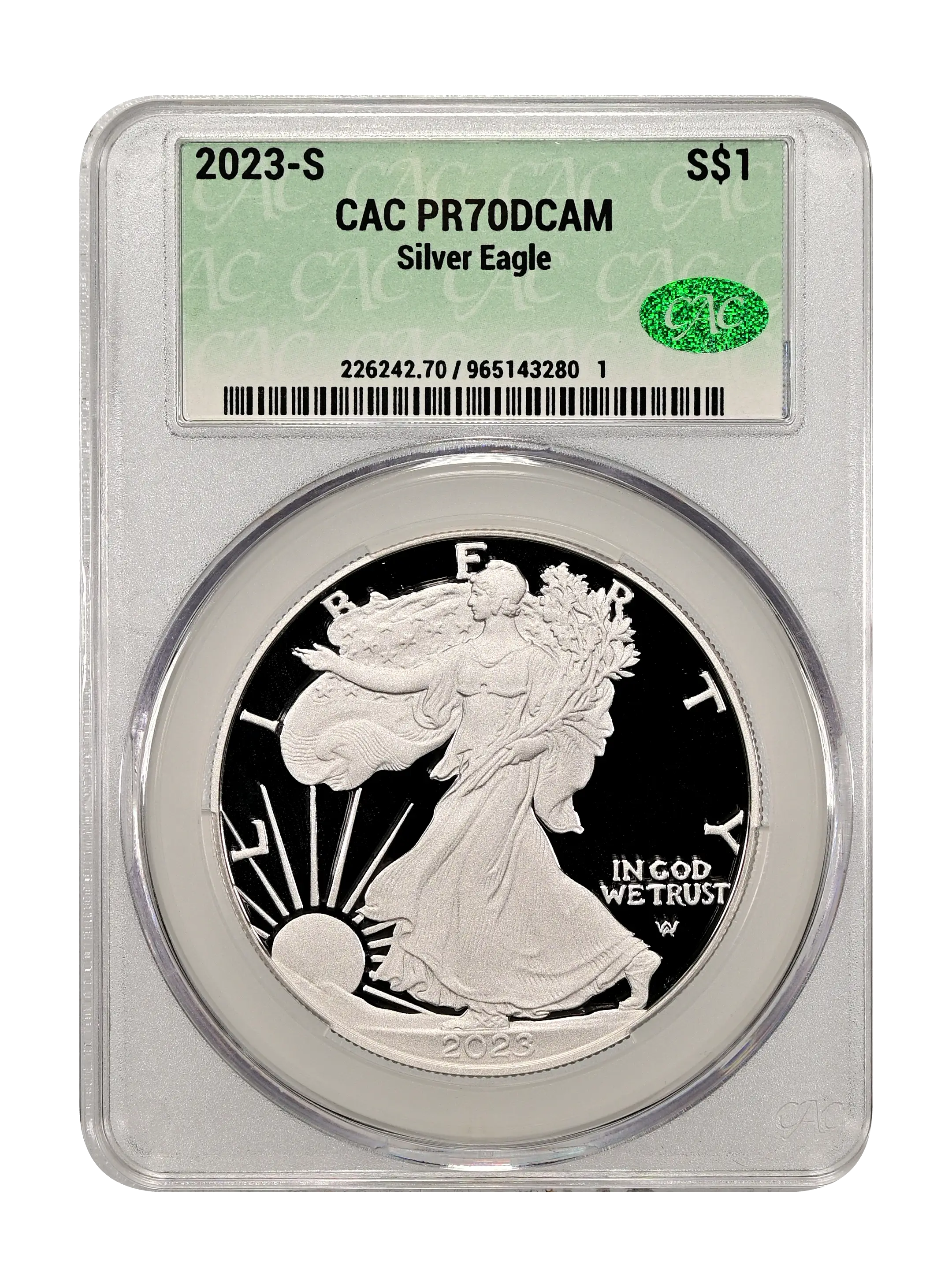 2023-S $1 Silver Eagle PR DCAM