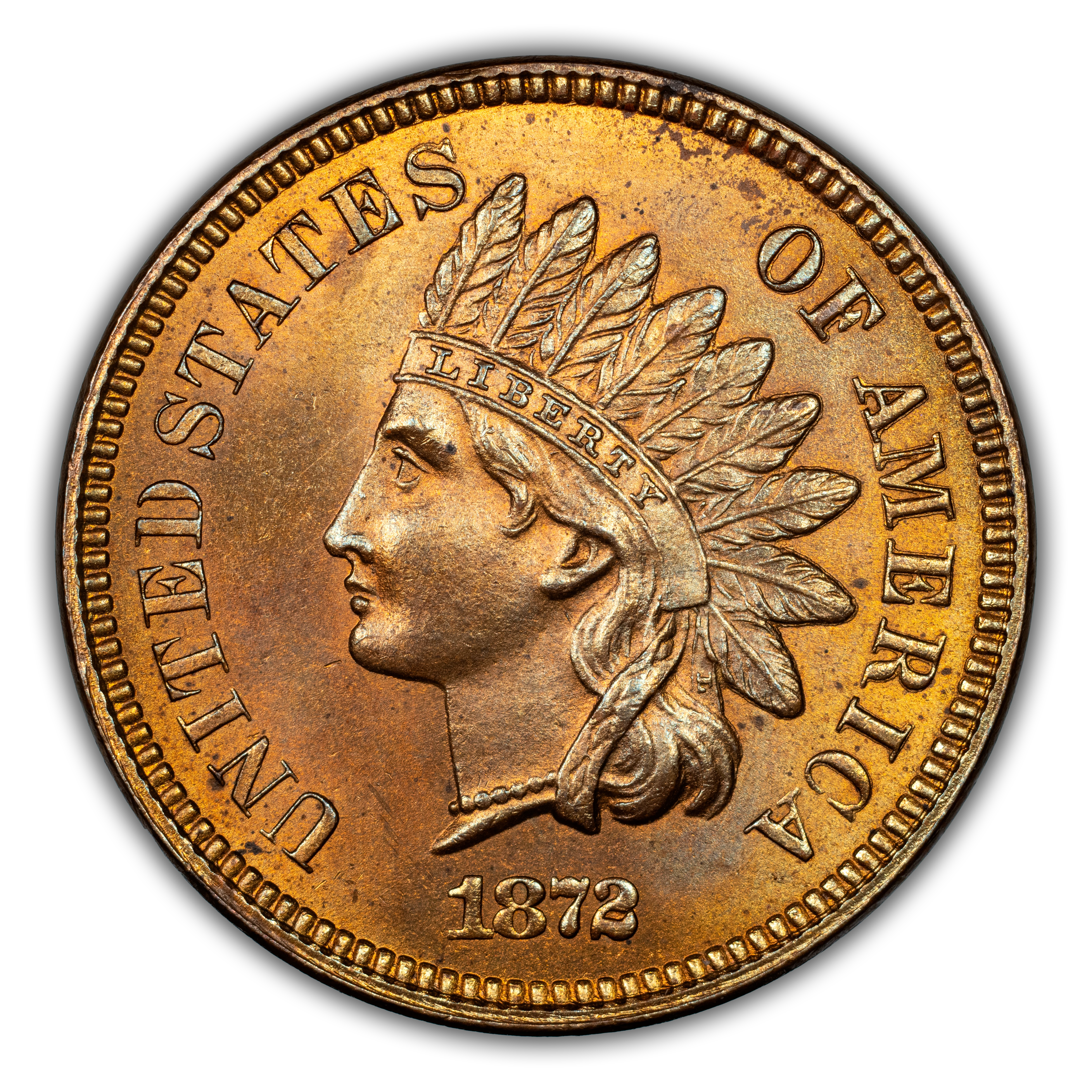 1872 1c MS BN