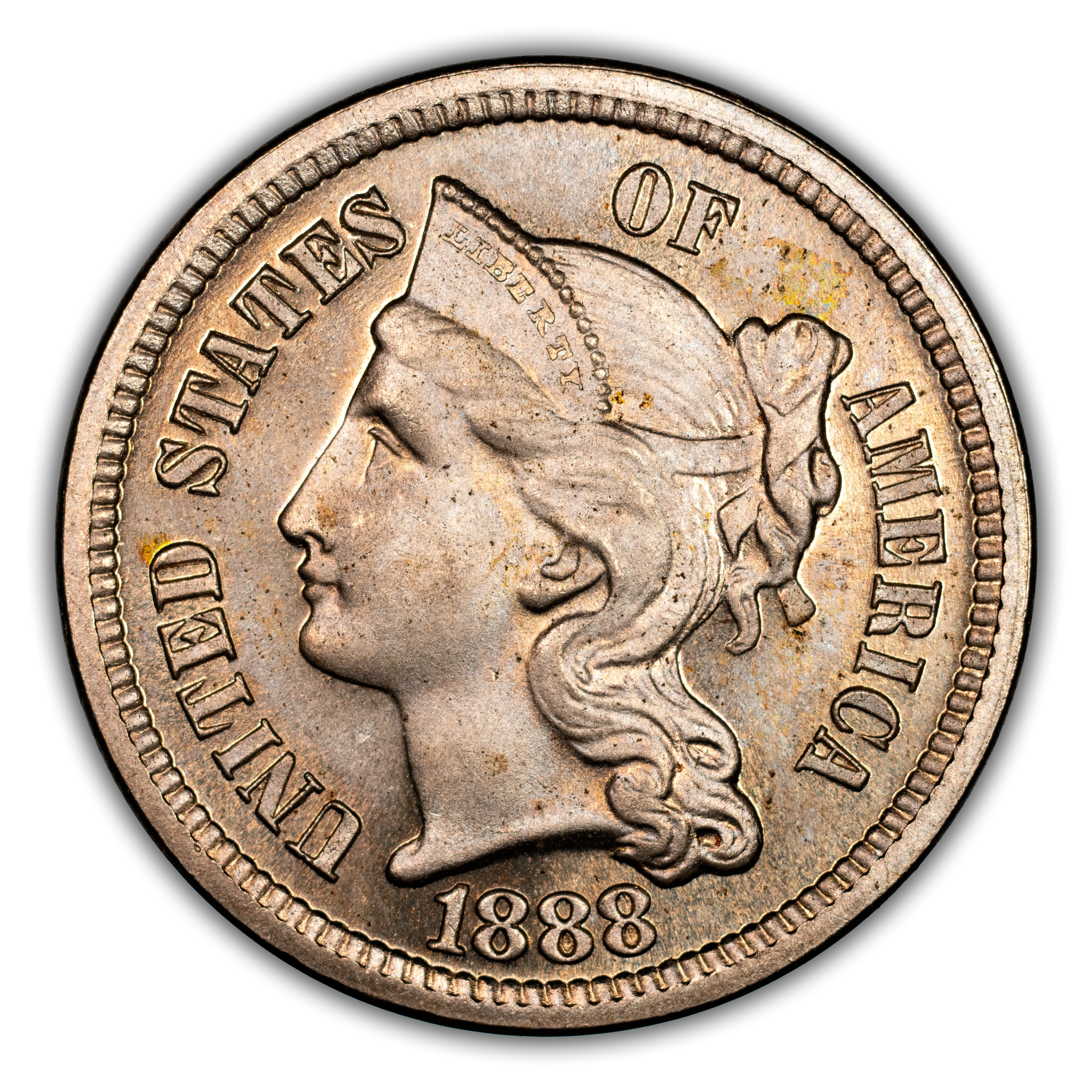 1888 3 Cent Nickel, Proof Values & Prices | Greysheet