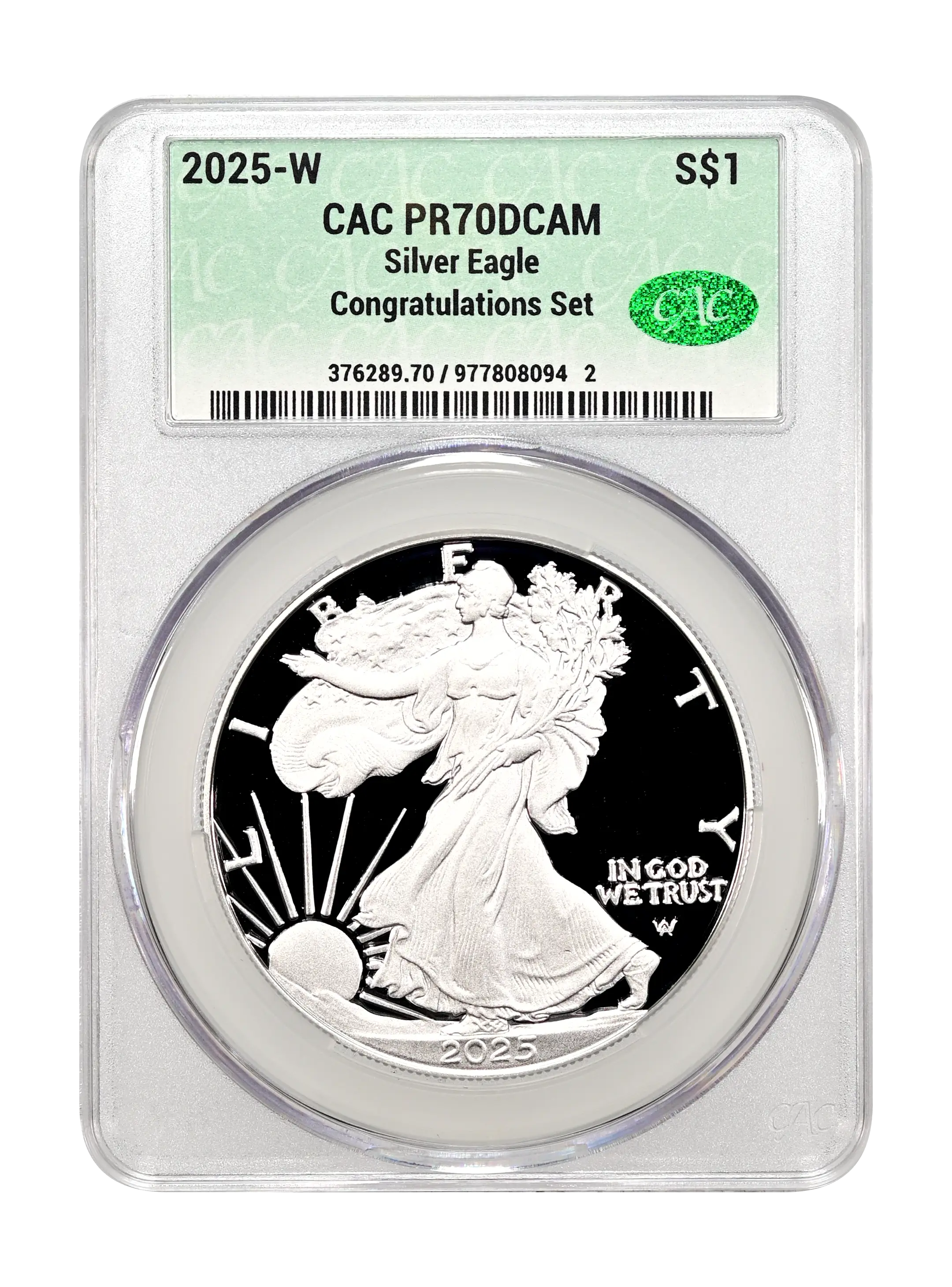 2025-W $1 Silver Eagle PR DCAM