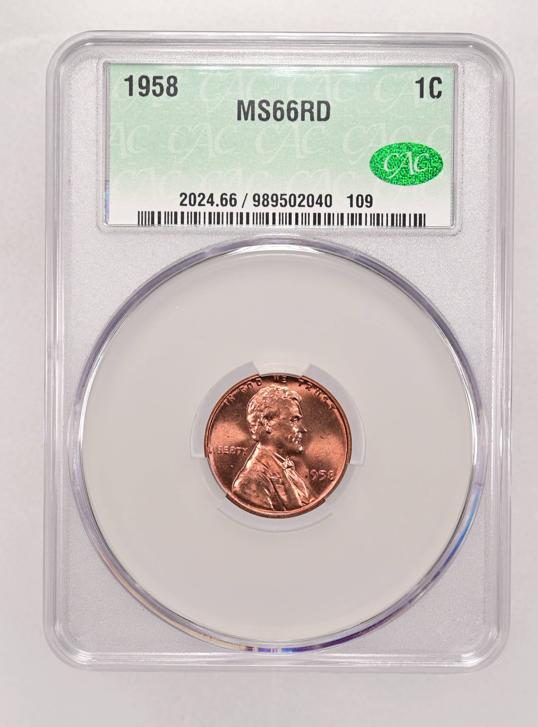 1958 1c MS RD