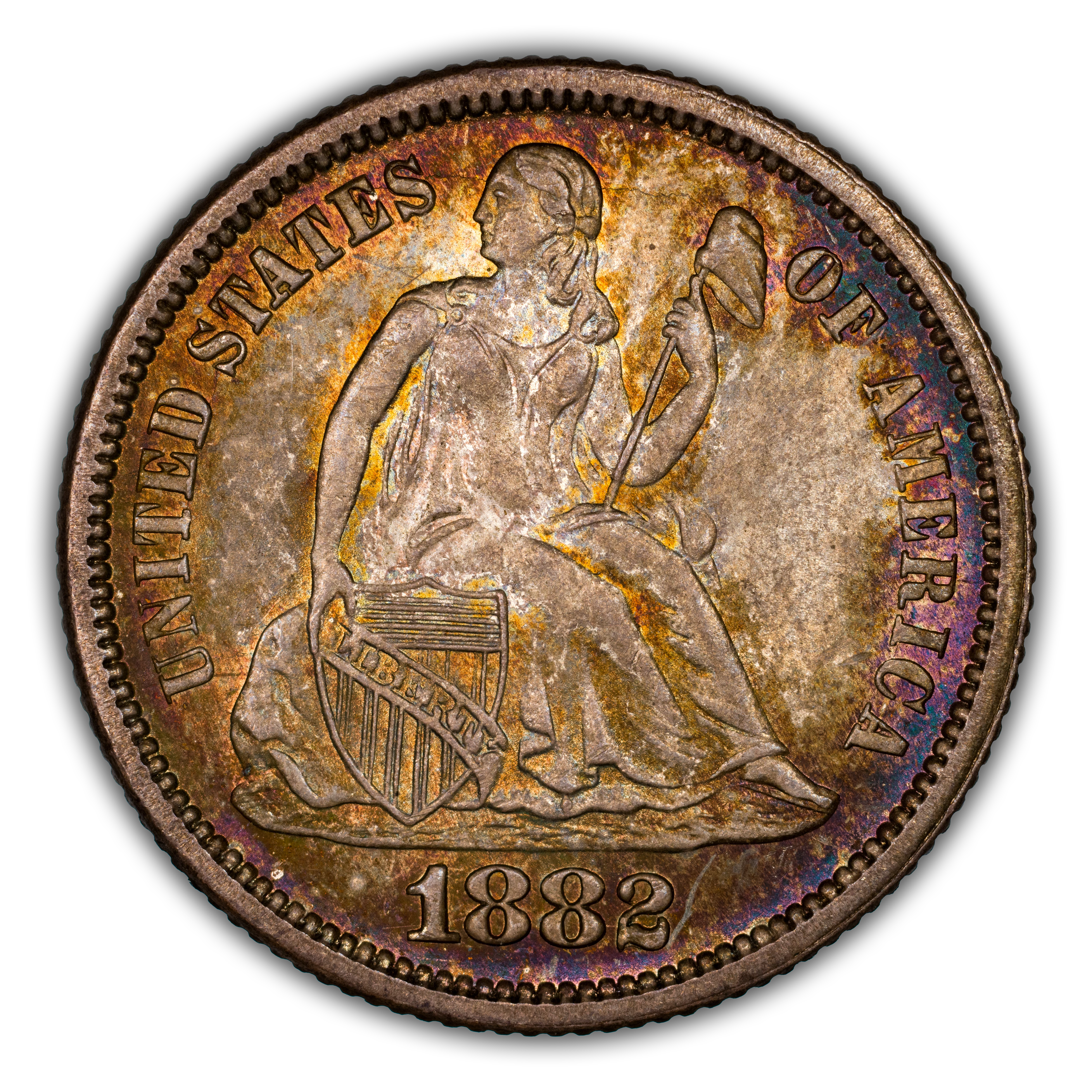 1882 10c MS