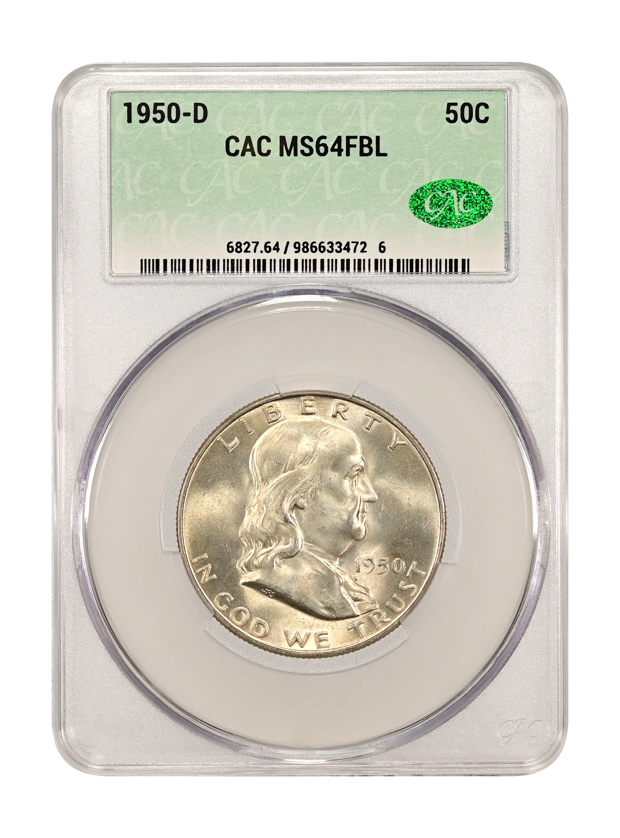 1950-D 50c MS FBL