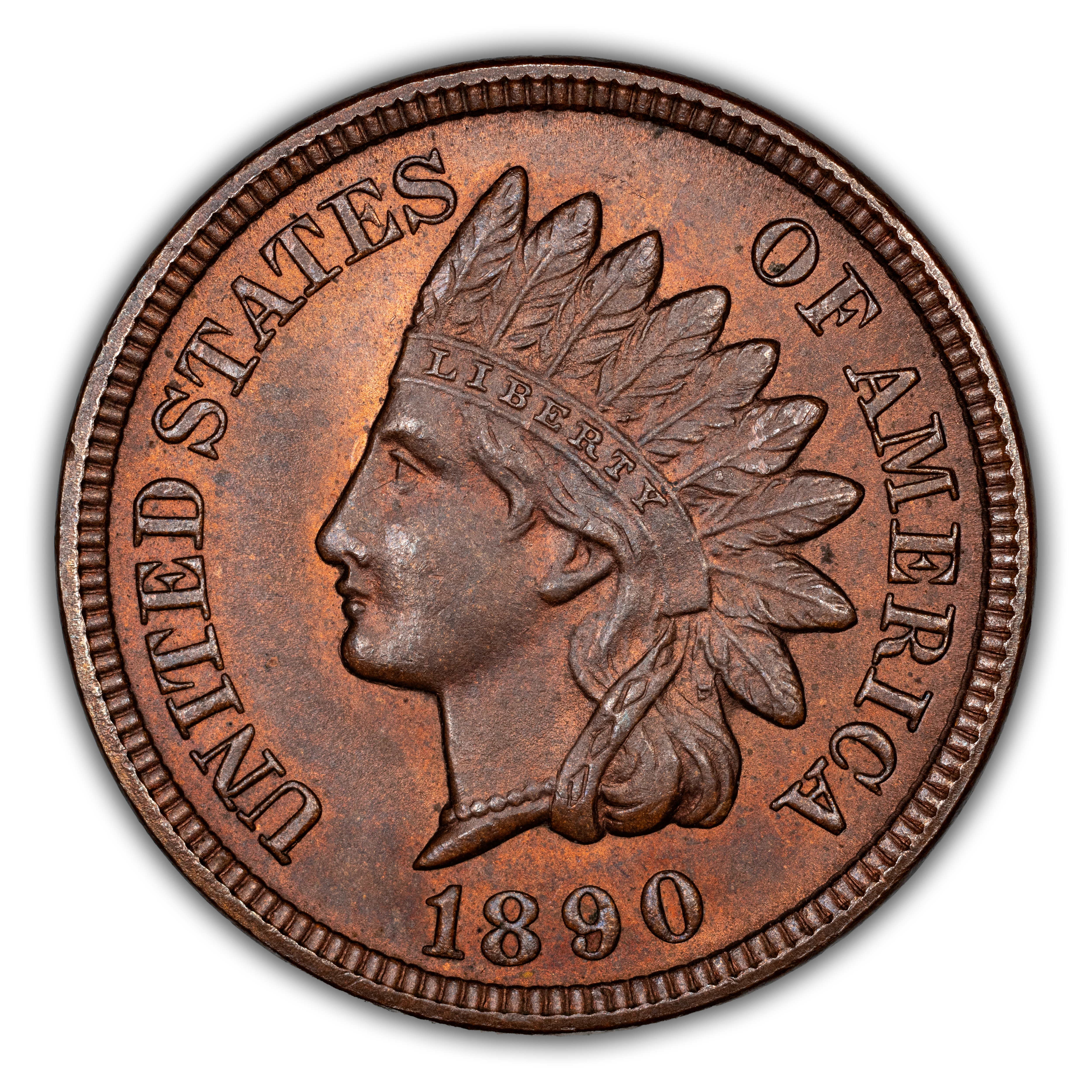 1890 1c 9 in Denticles, FS-302, S-6 MS BN