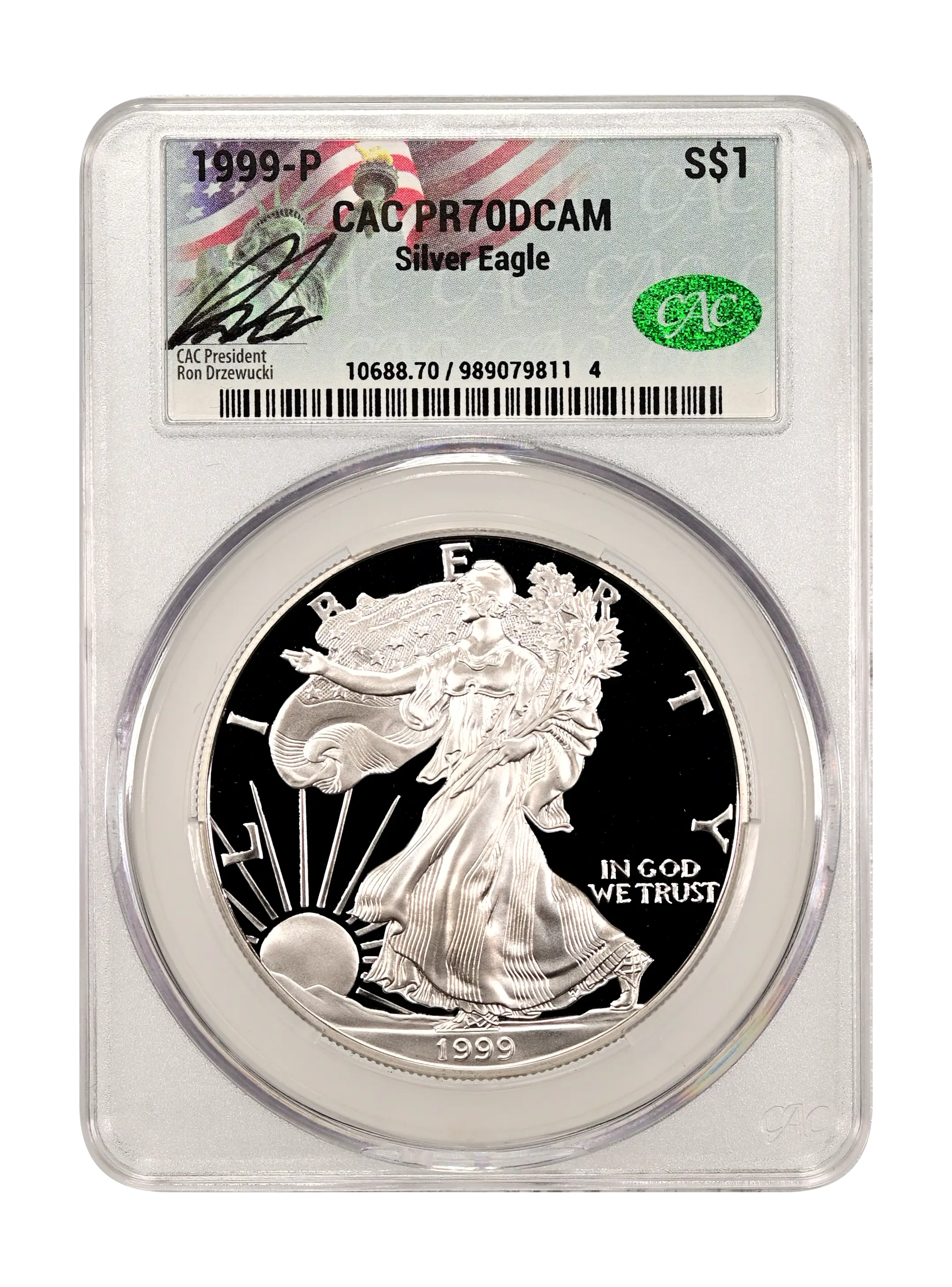 1999-P $1 Silver Eagle PR DCAM