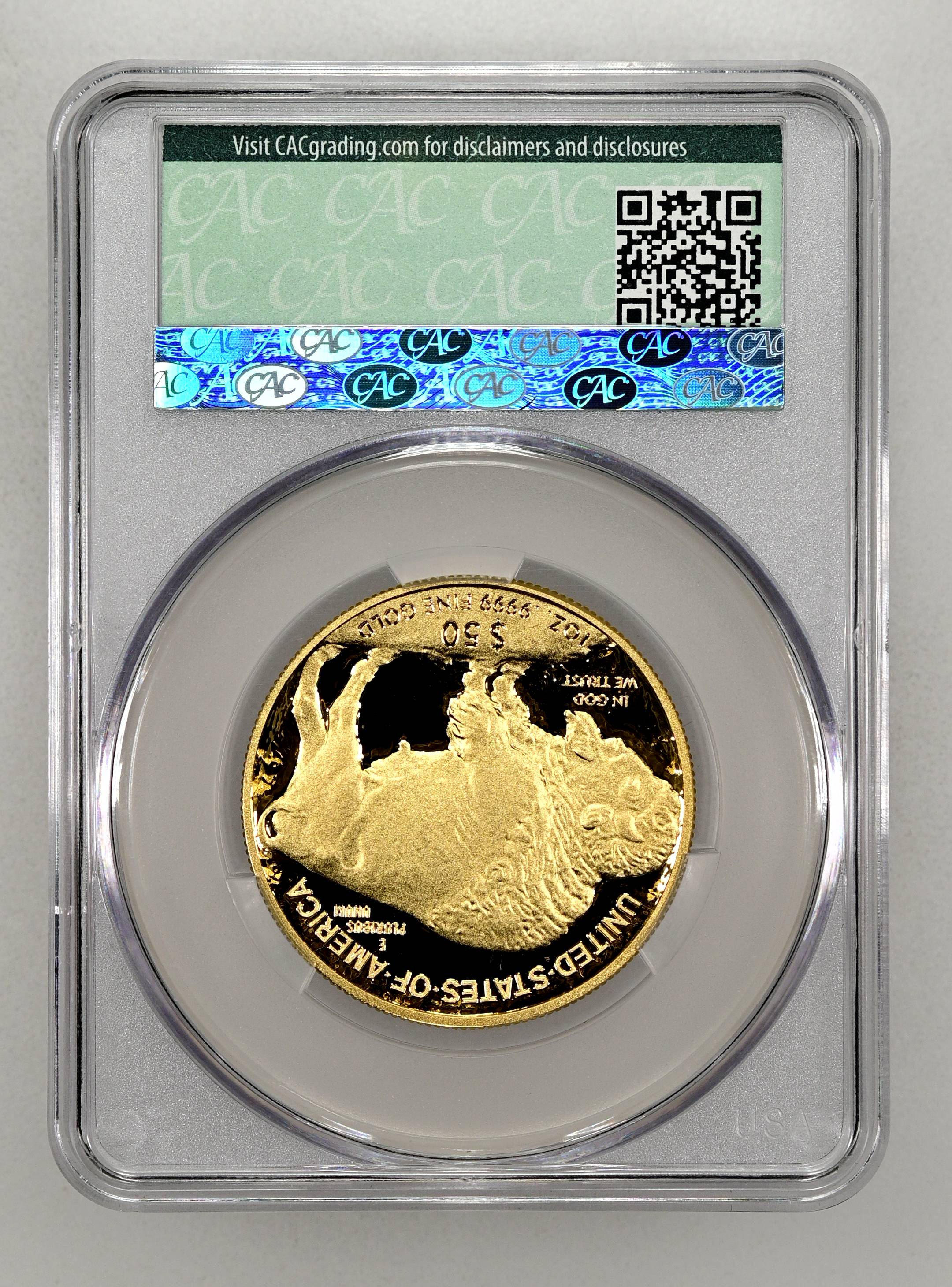 2017-W G$50 Gold Buffalo PR DCAM