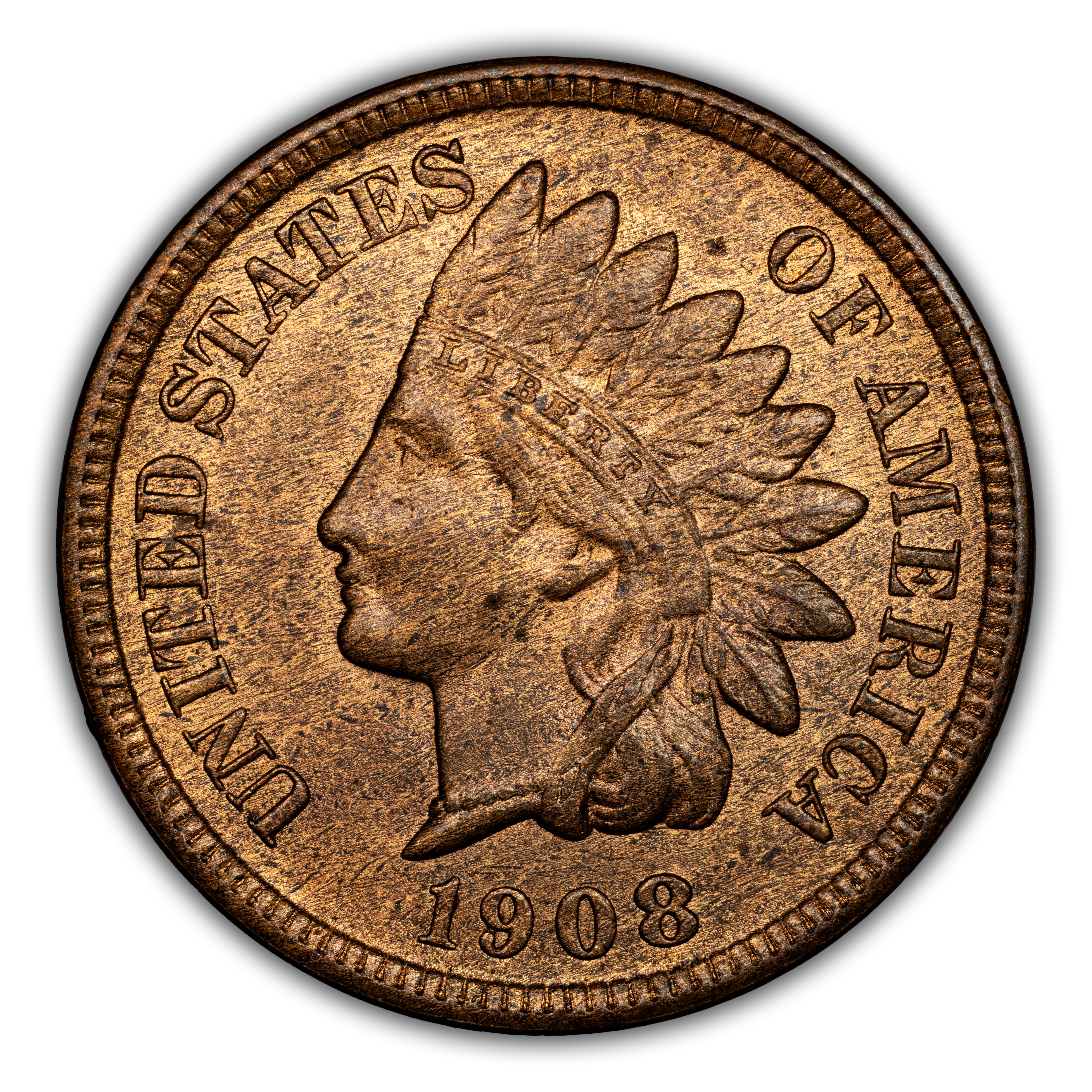 1908-S 1c Repunched Mintmark, FS-501, S-1 MS RB