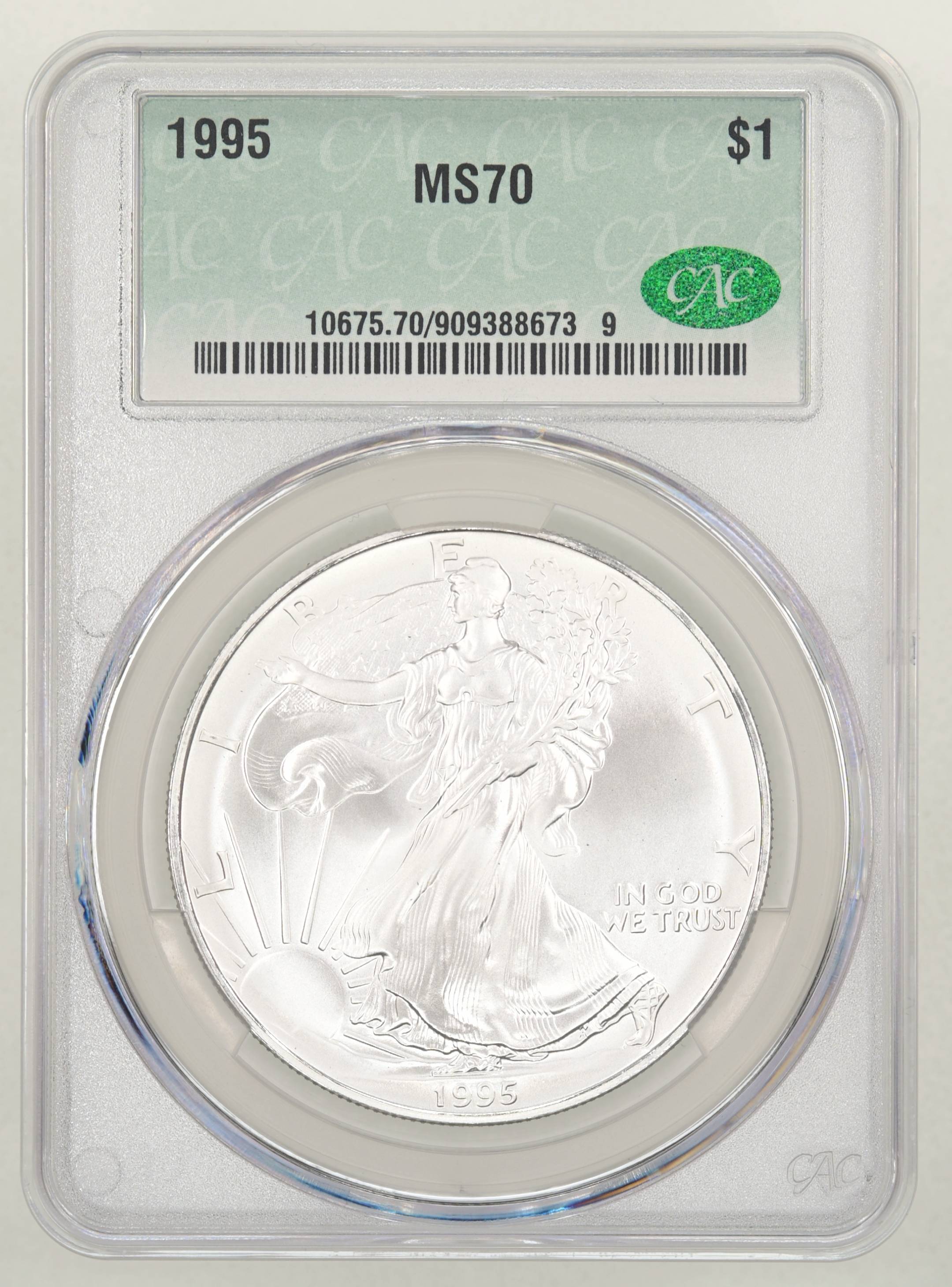 1995 $1 Silver Eagle MS