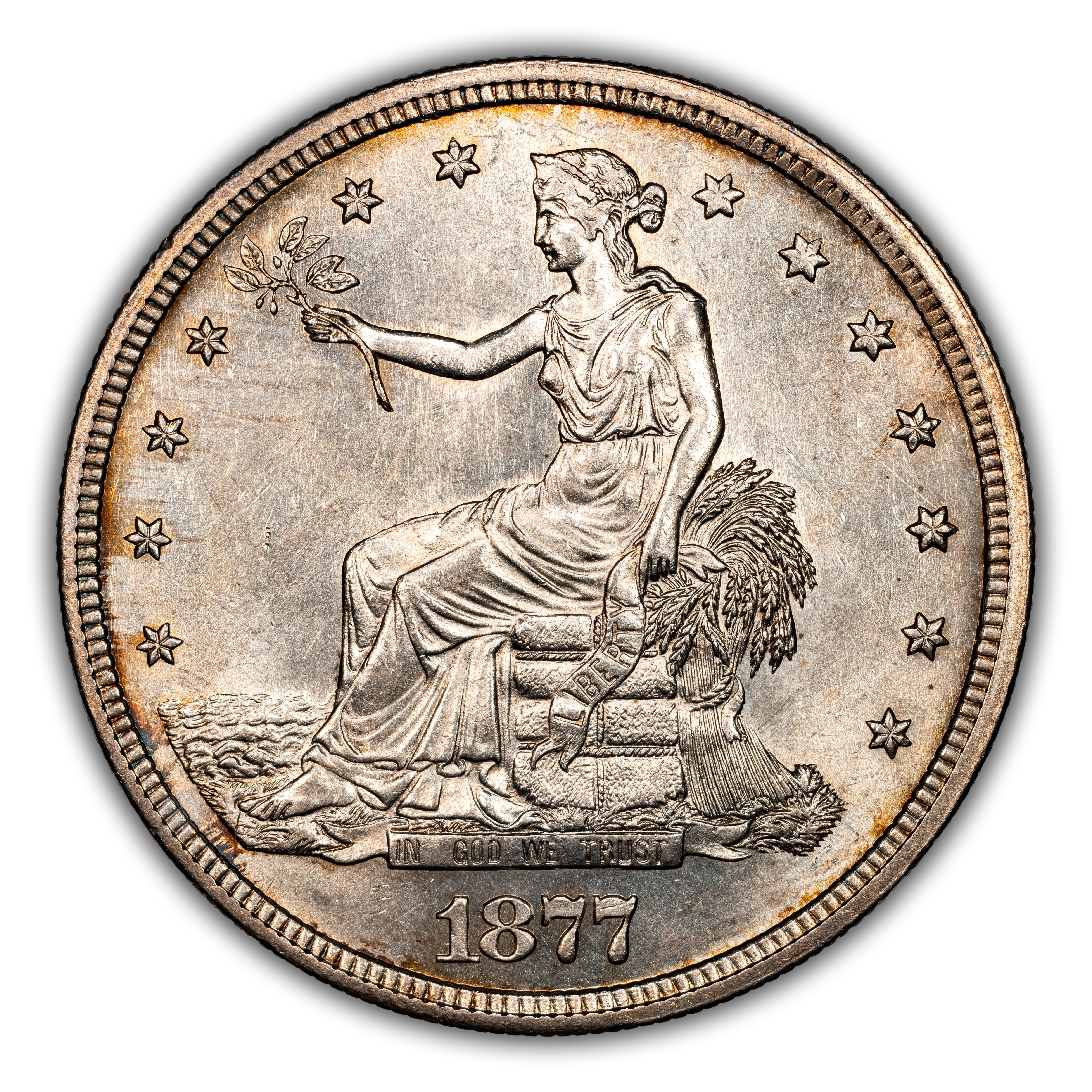 1877-S Trade$ Doubled Die Reverse, FS-802 MS