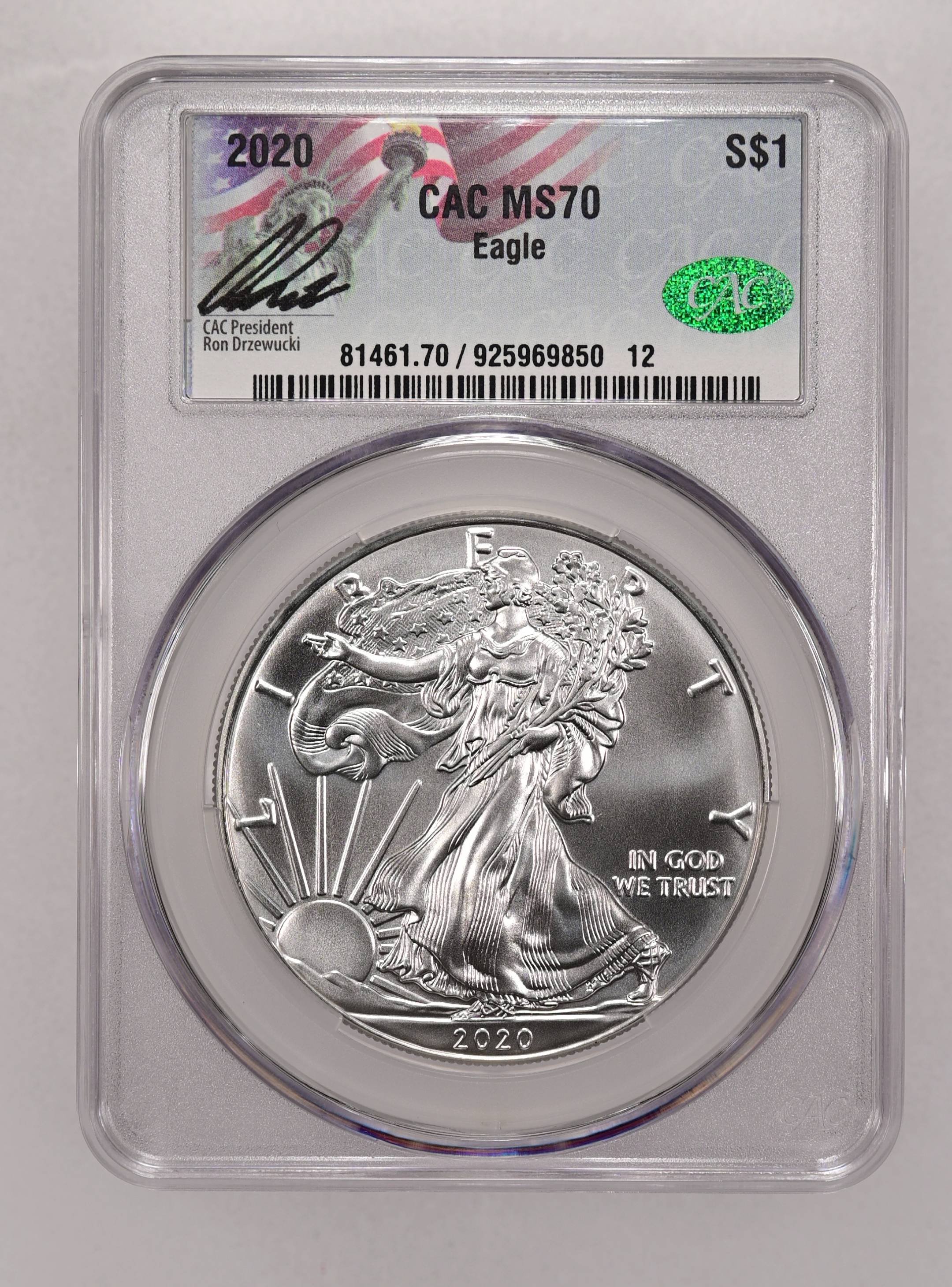 2020 $1 Silver Eagle MS
