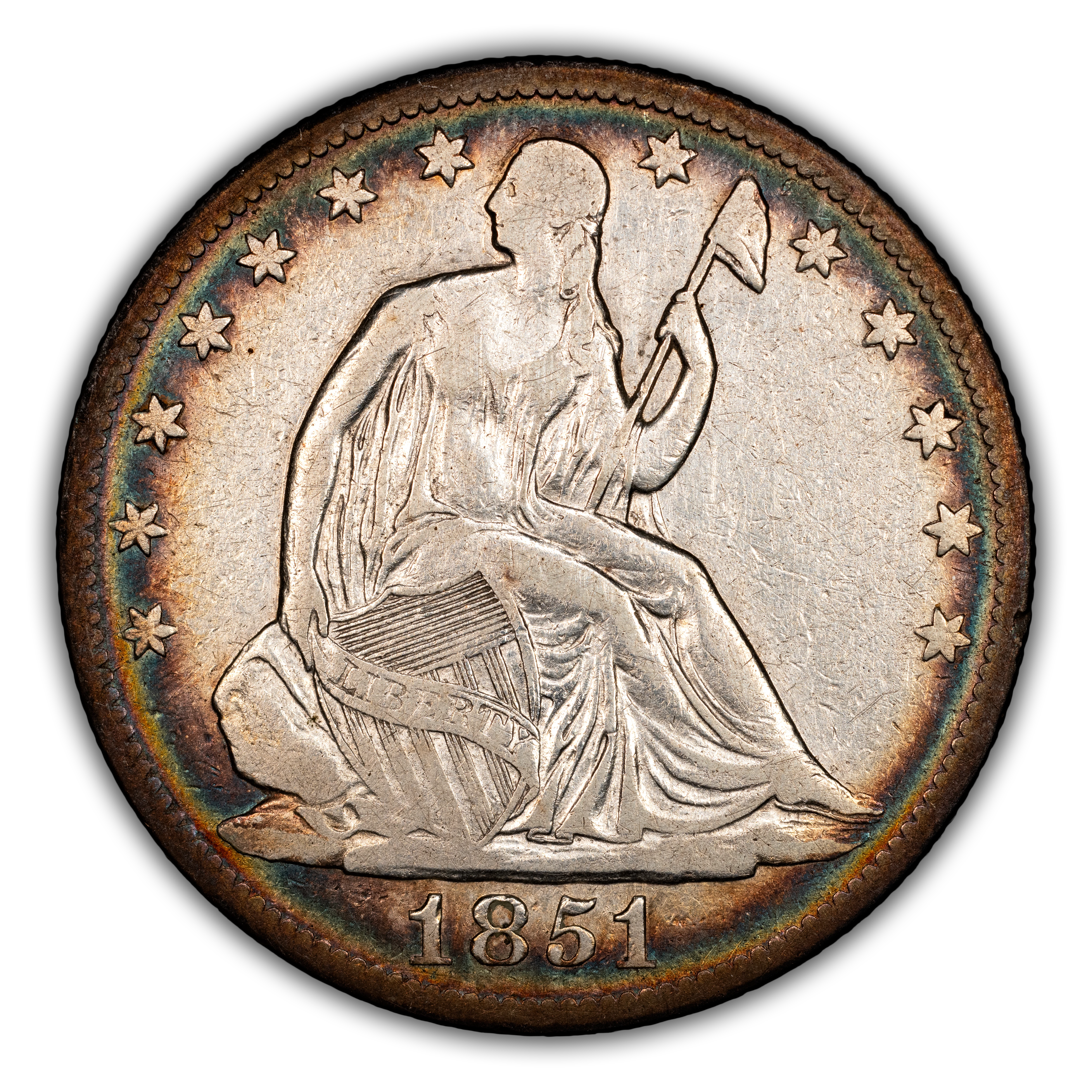 1851-O 50c MS
