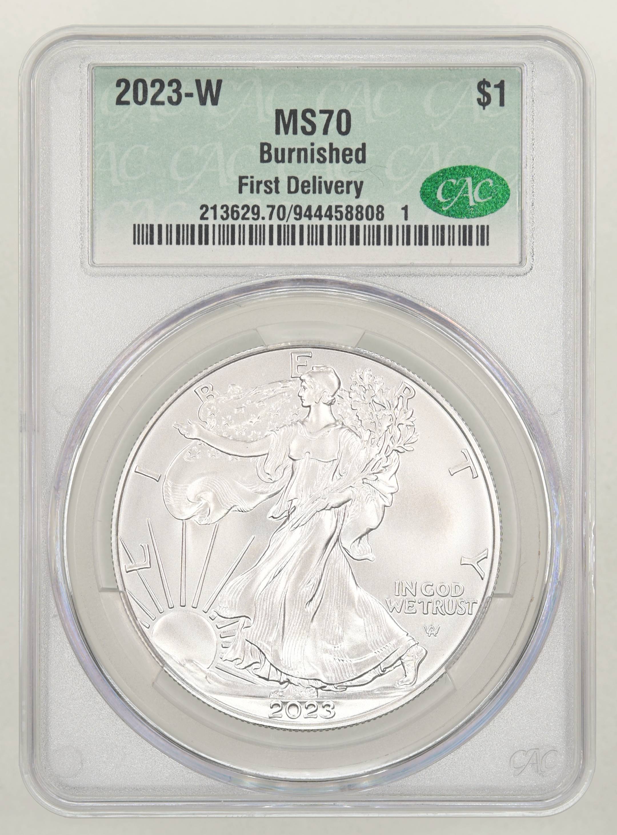 2023-W $1 Silver Eagle, Burnished MS