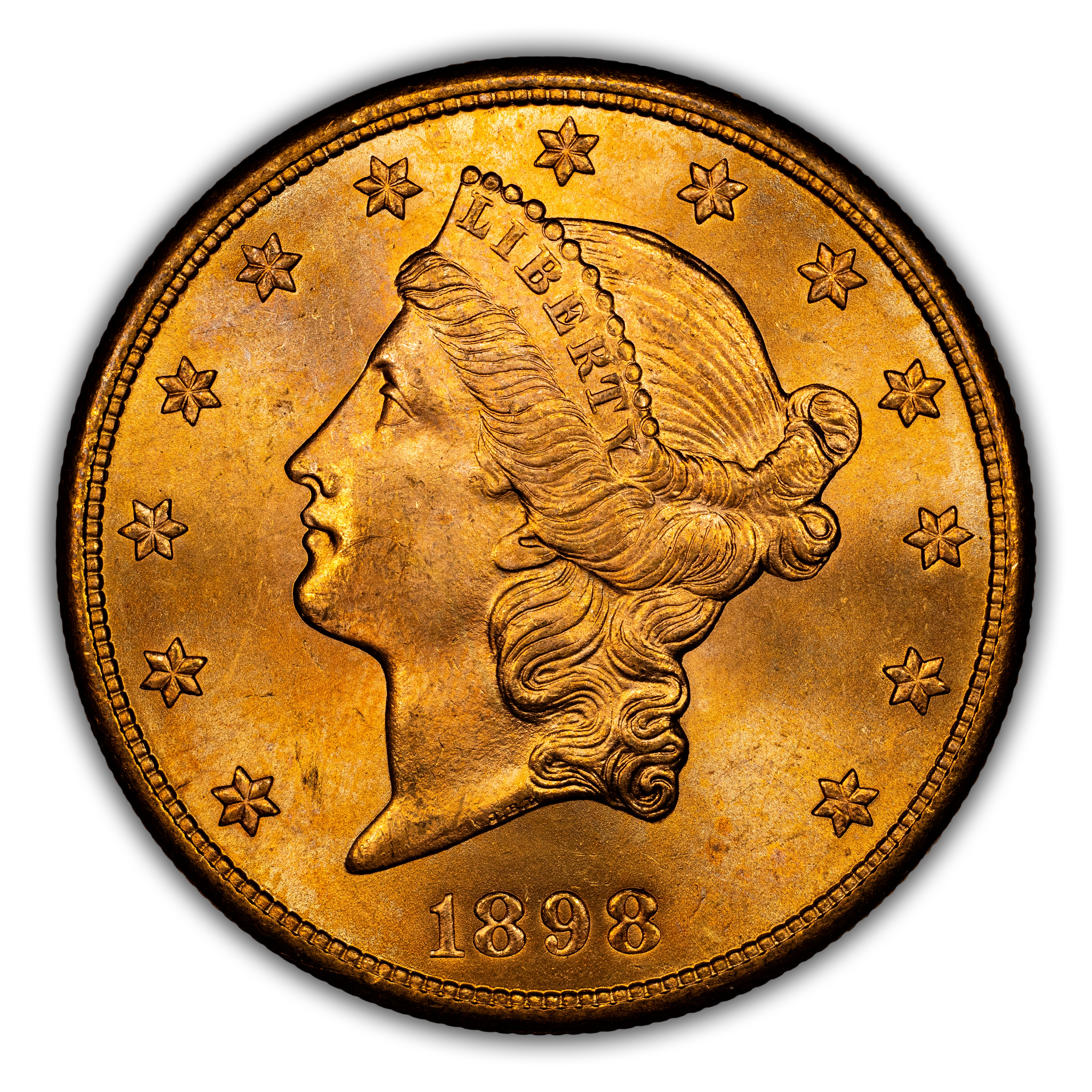 1898-S $20 MS
