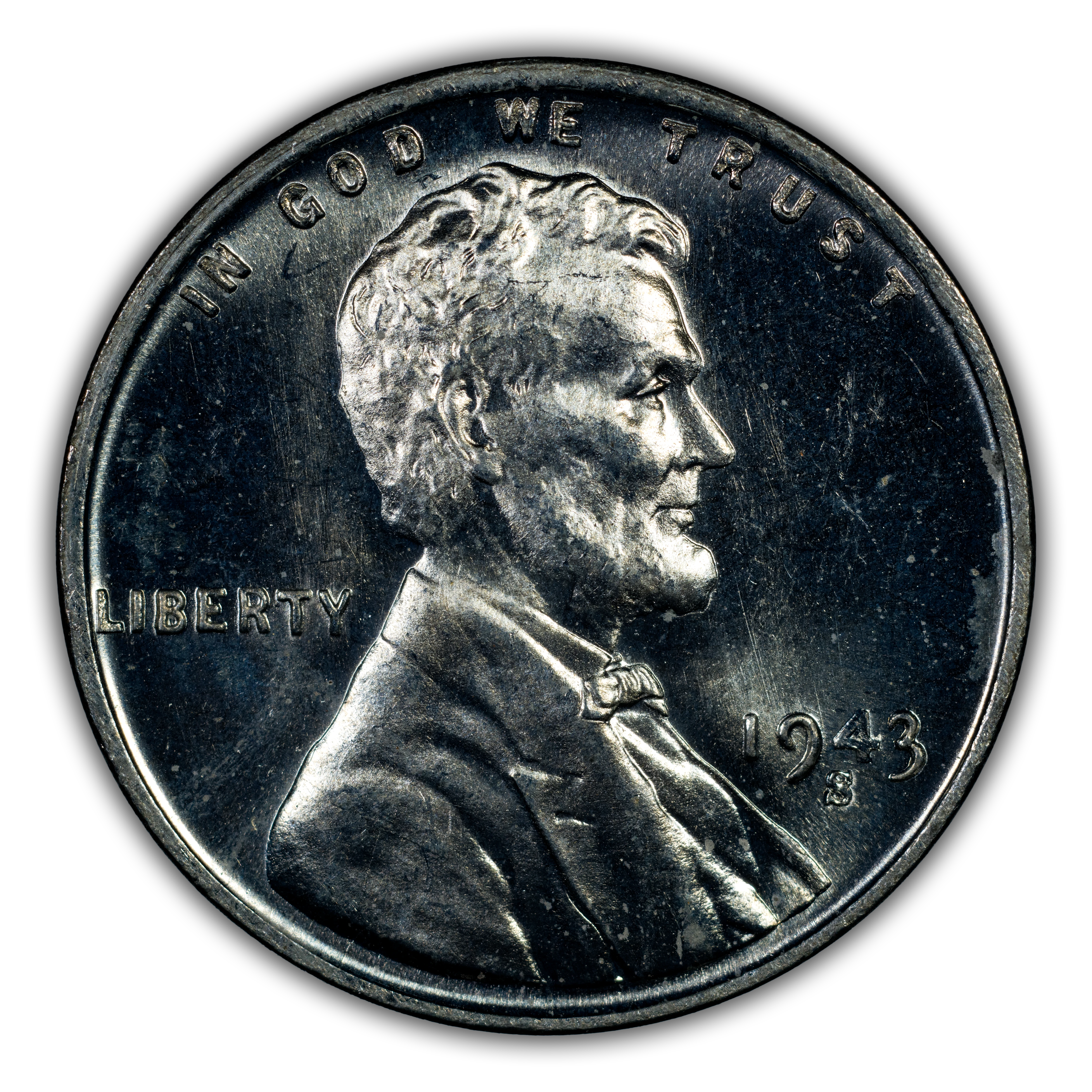 1943-S 1c Steel MS PL