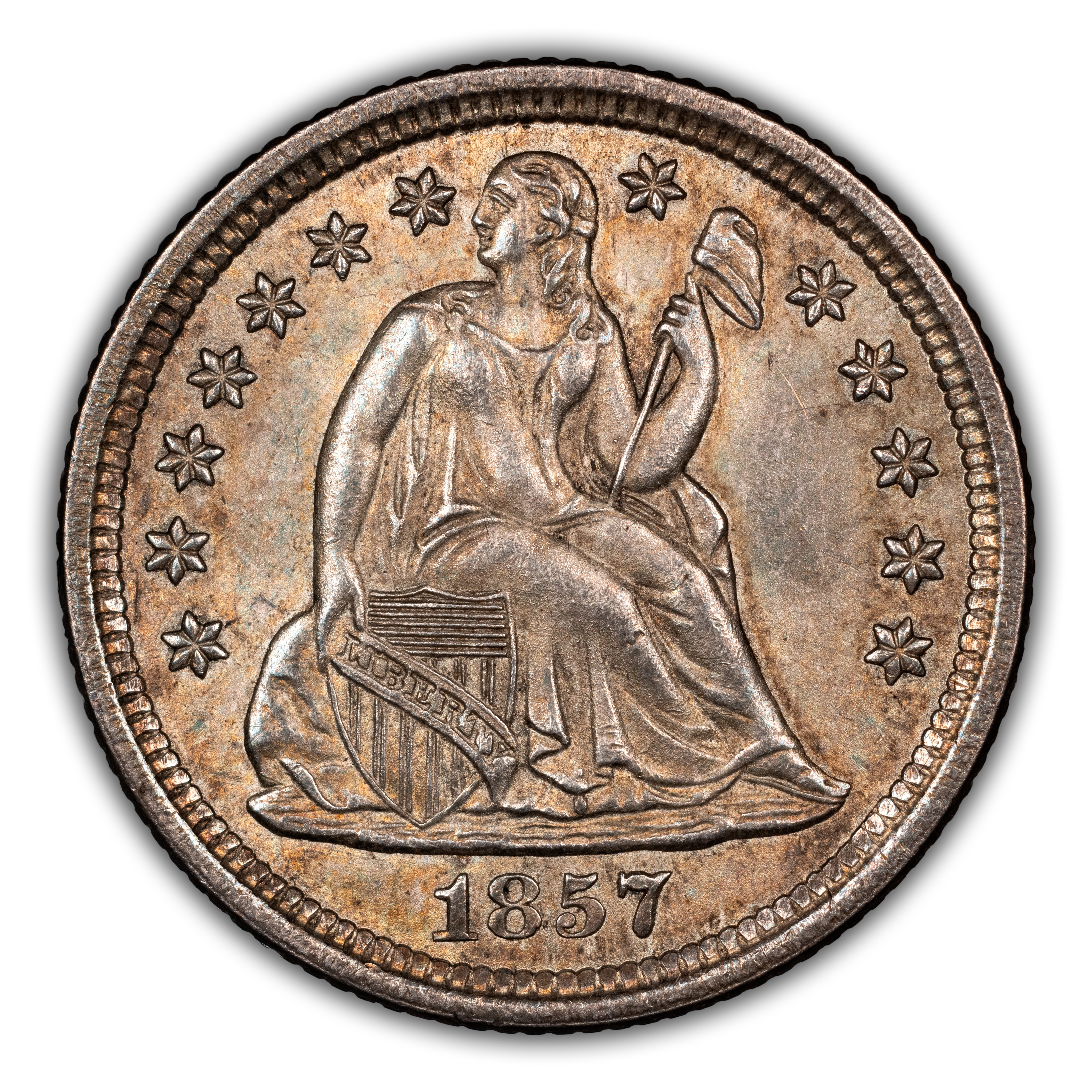 1857-O 10c MS