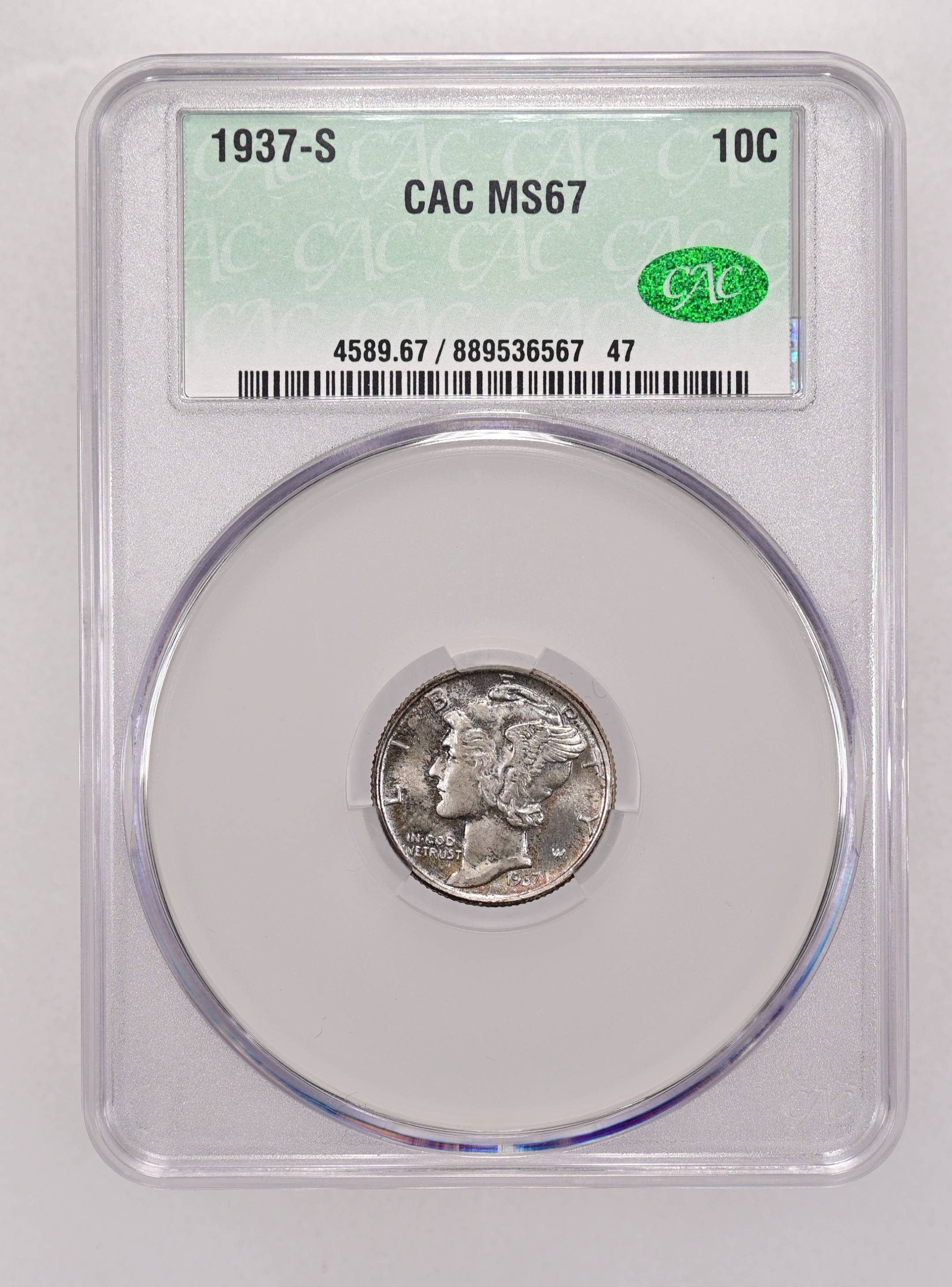 1937-S 10c MS