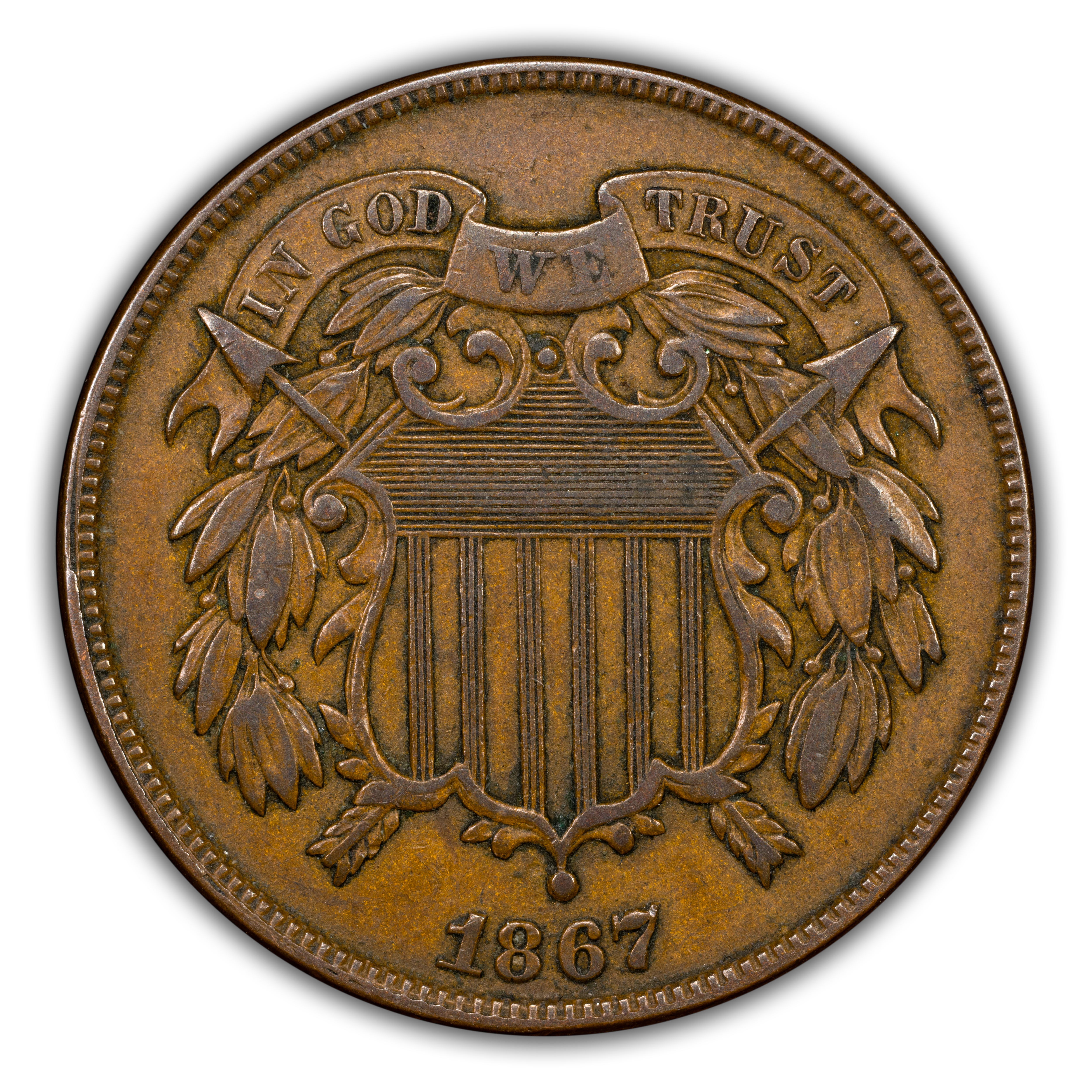 1867 2c MS BN