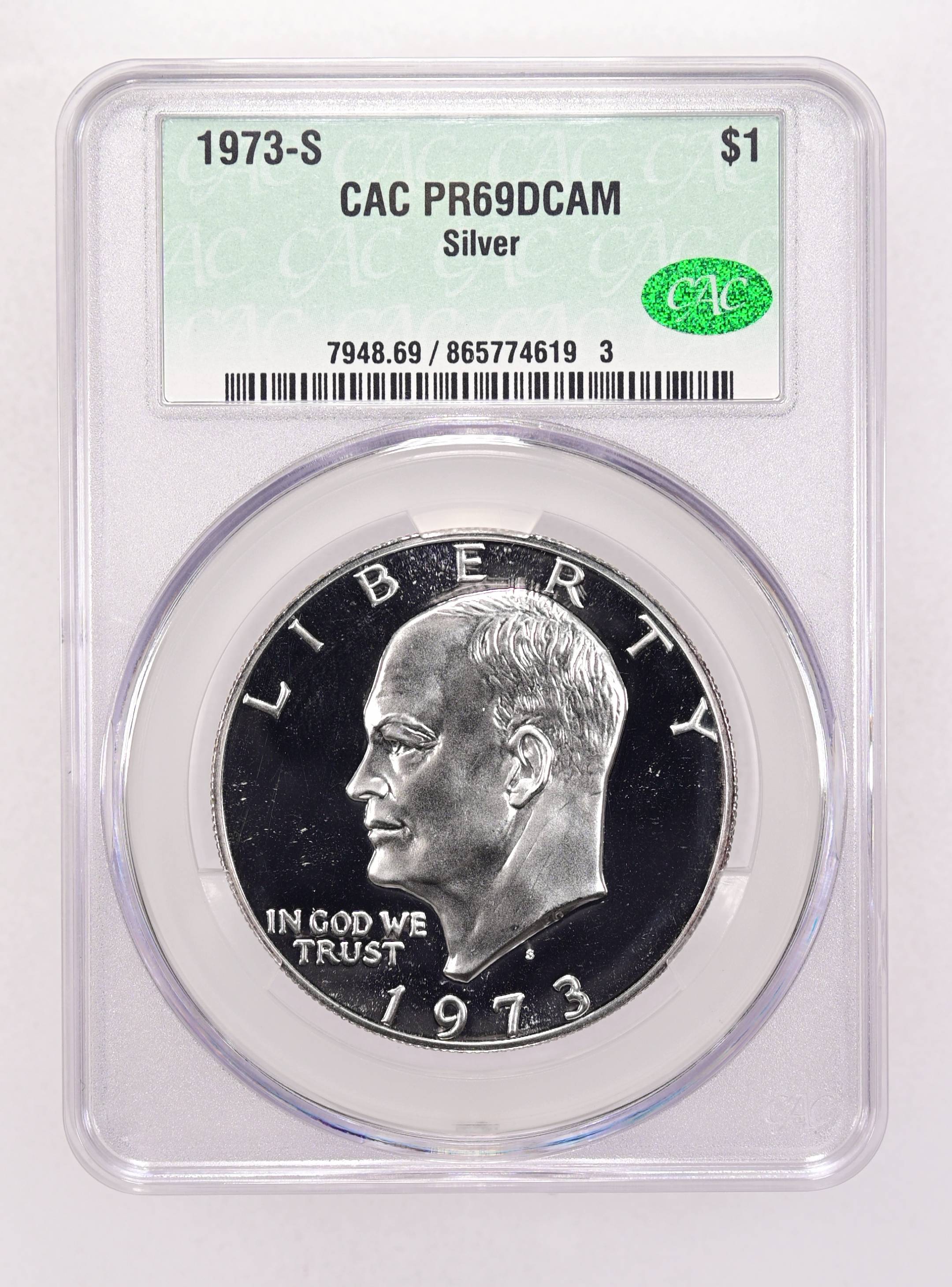 1973-S $1 Silver PR DCAM