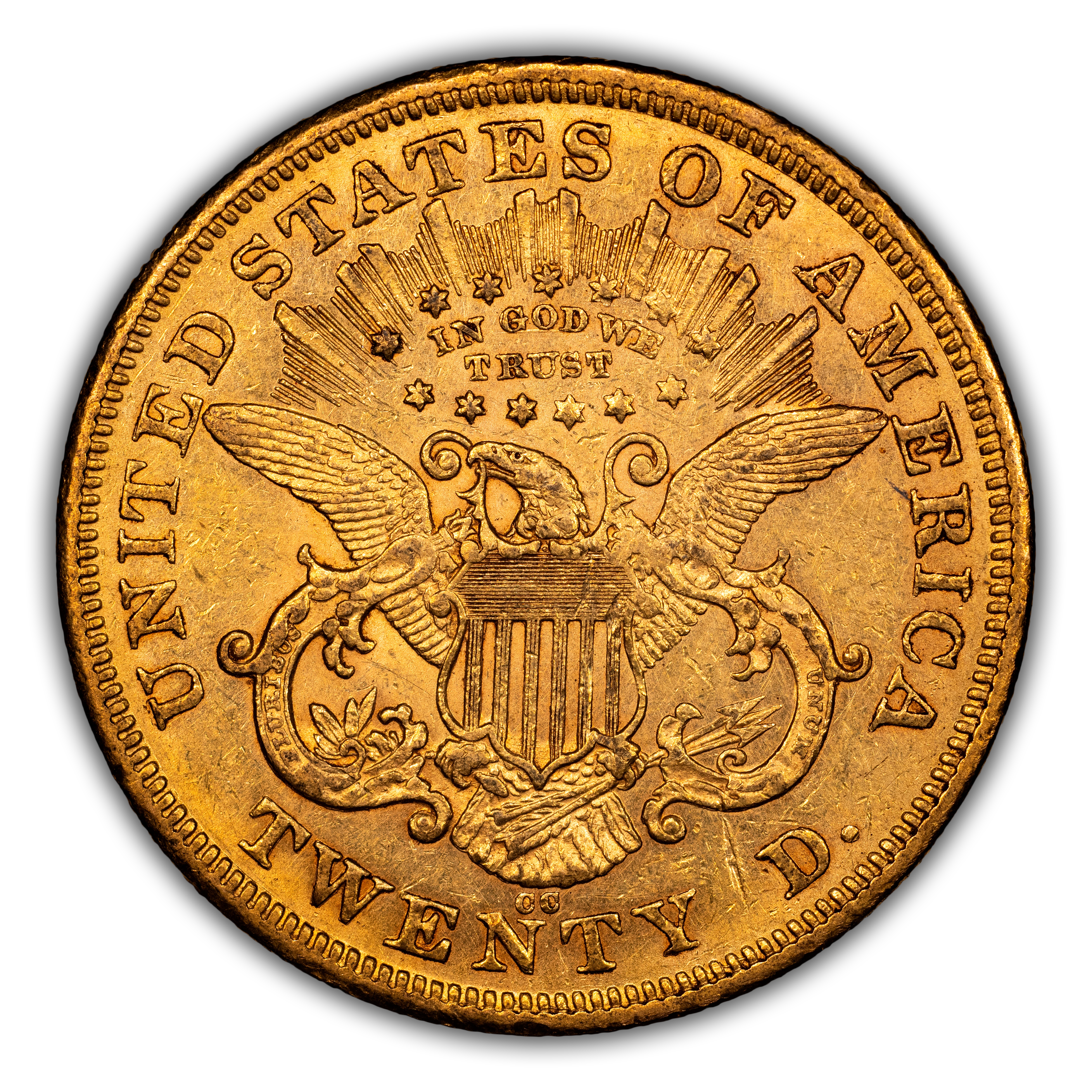 1876-CC $20 MS