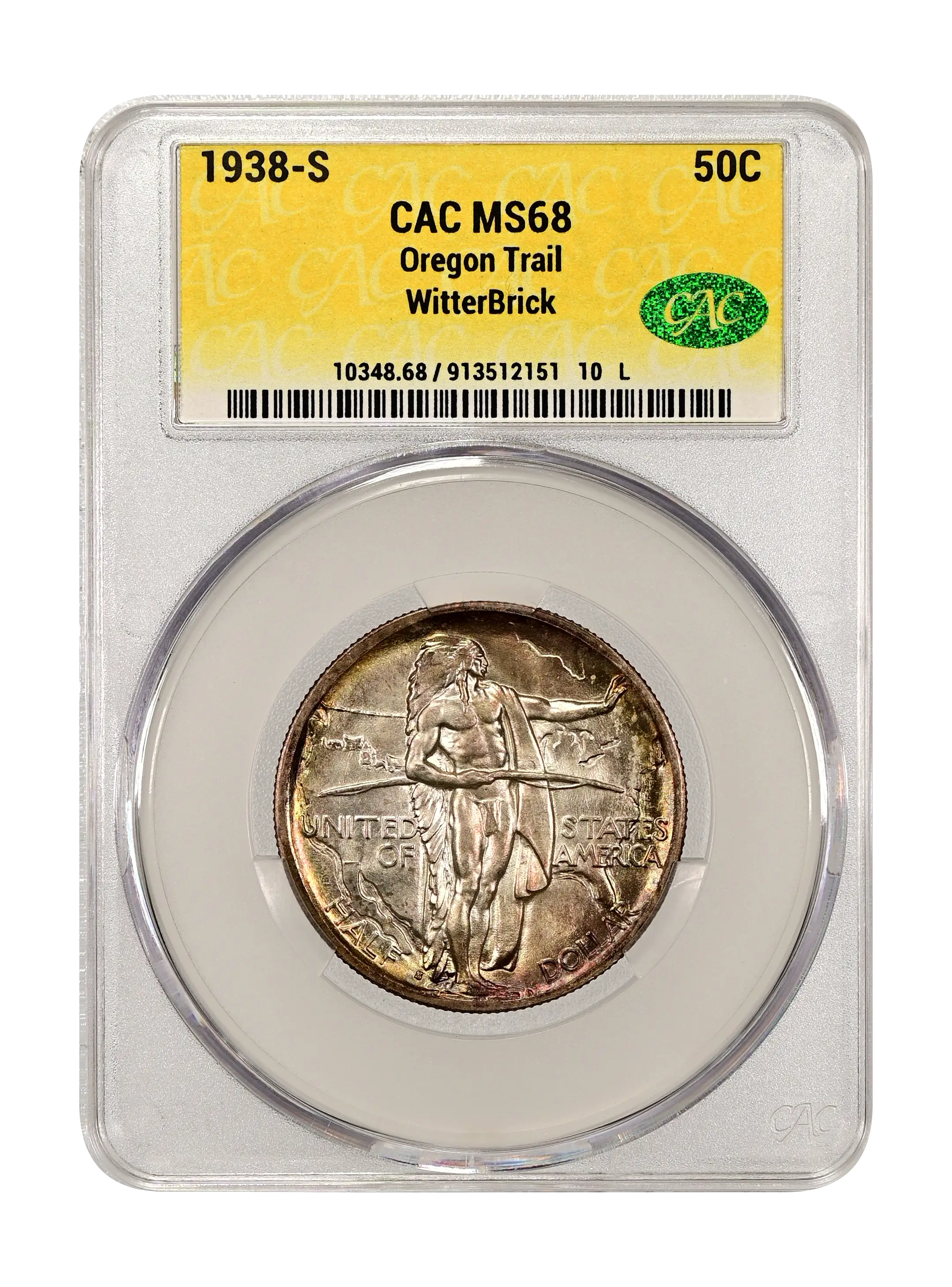 1938-S 50c Oregon Trail MS