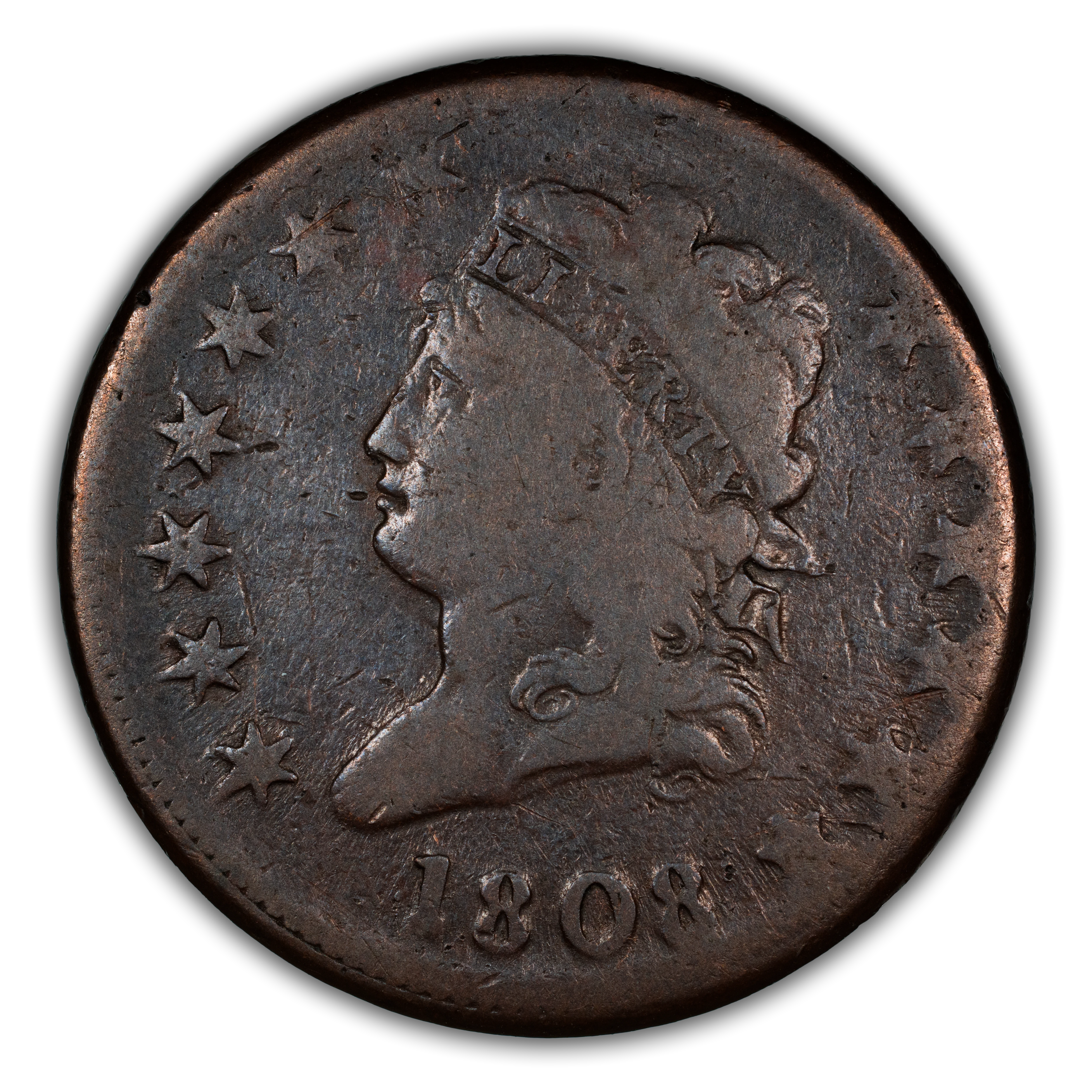B*k様 1808 Classic Head Large Cent Turban 1808 Classic Head Large Cent rare old colonial coin great