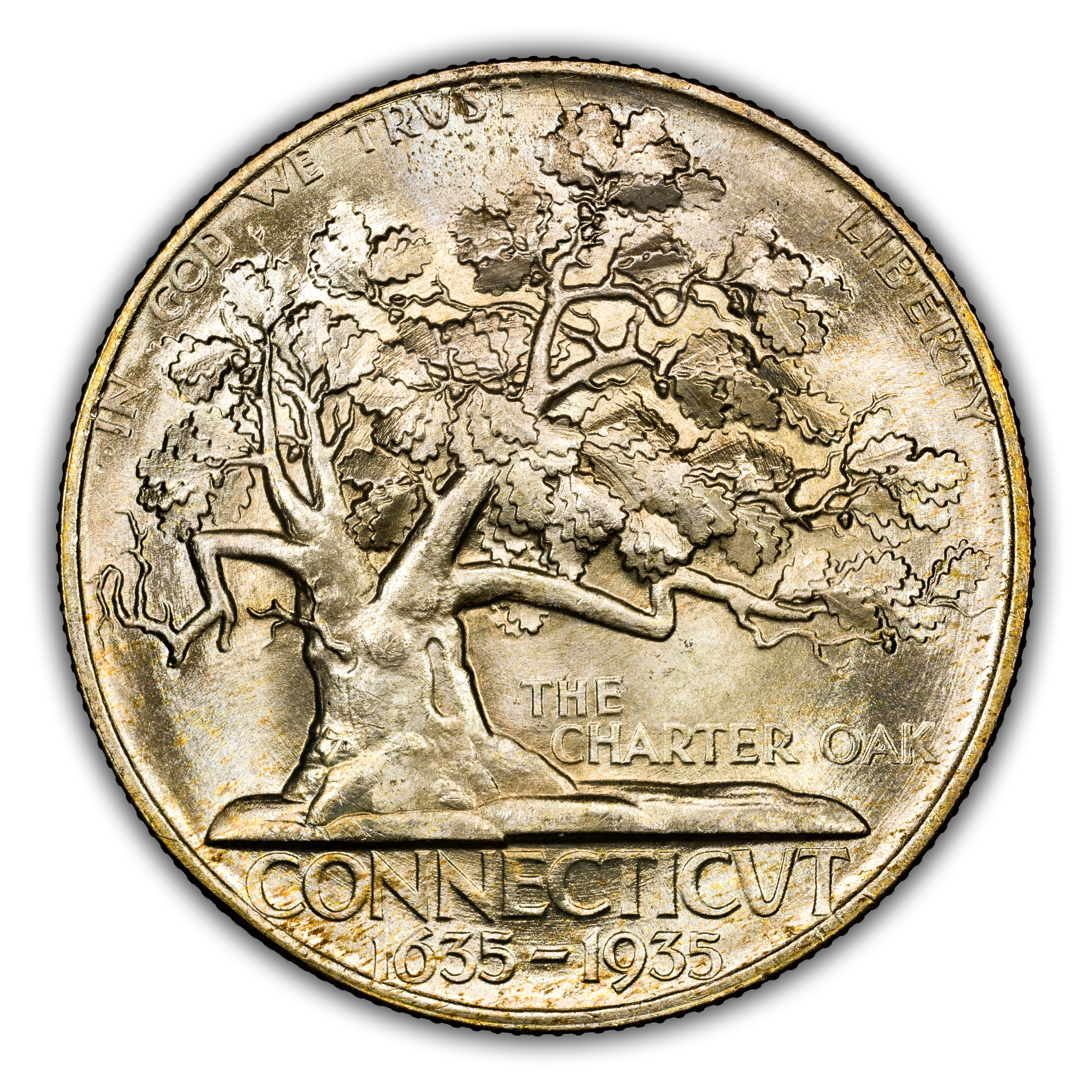 1935 50c Connecticut MS