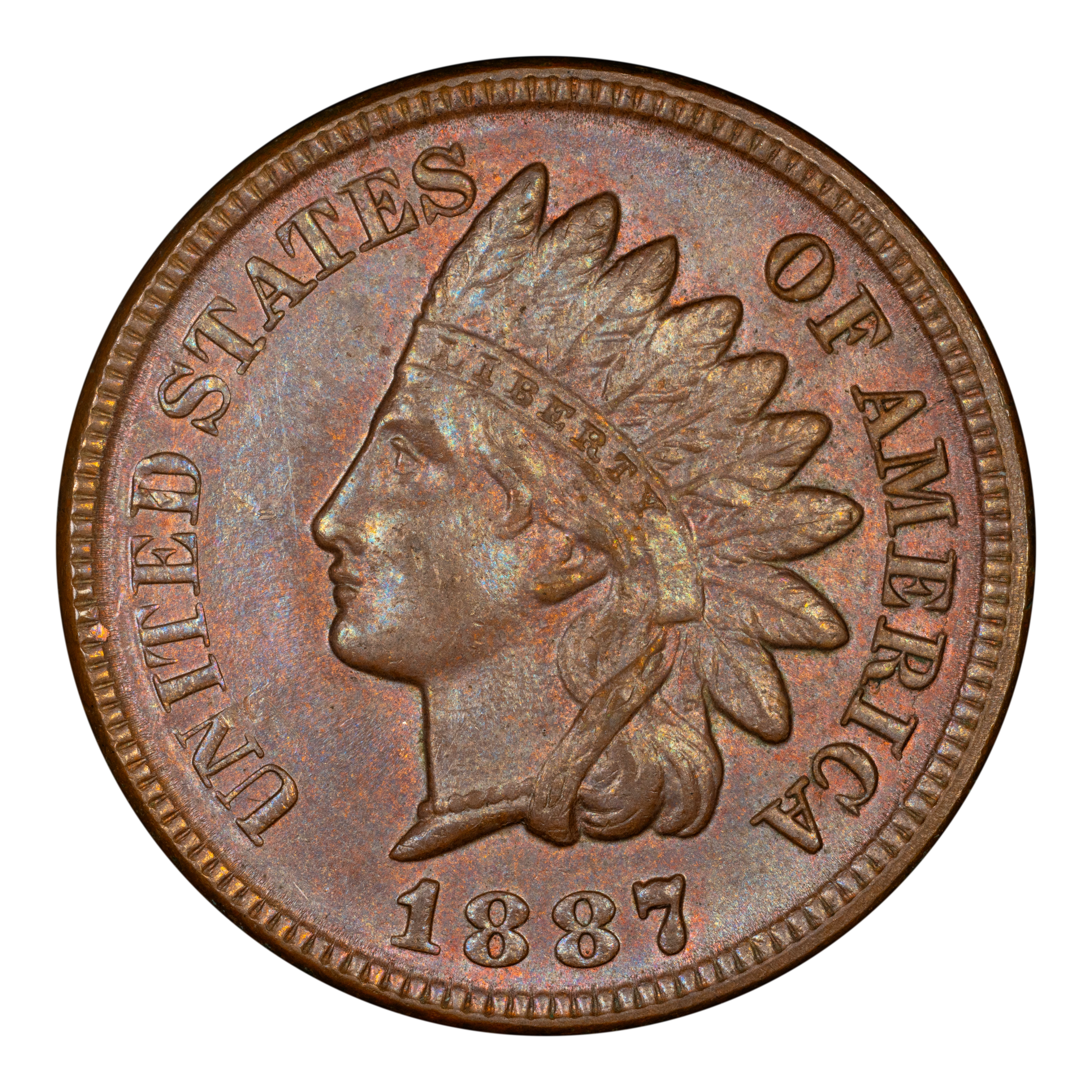 1887 1c MS BN
