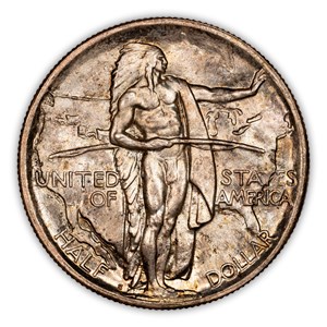 【アメリカ１９２６年S/オレゴン街道記念ハーフダラー銀貨】 NGC MS65』アメリカオレゴン街道記念ハーフダラー銀貨(1926年