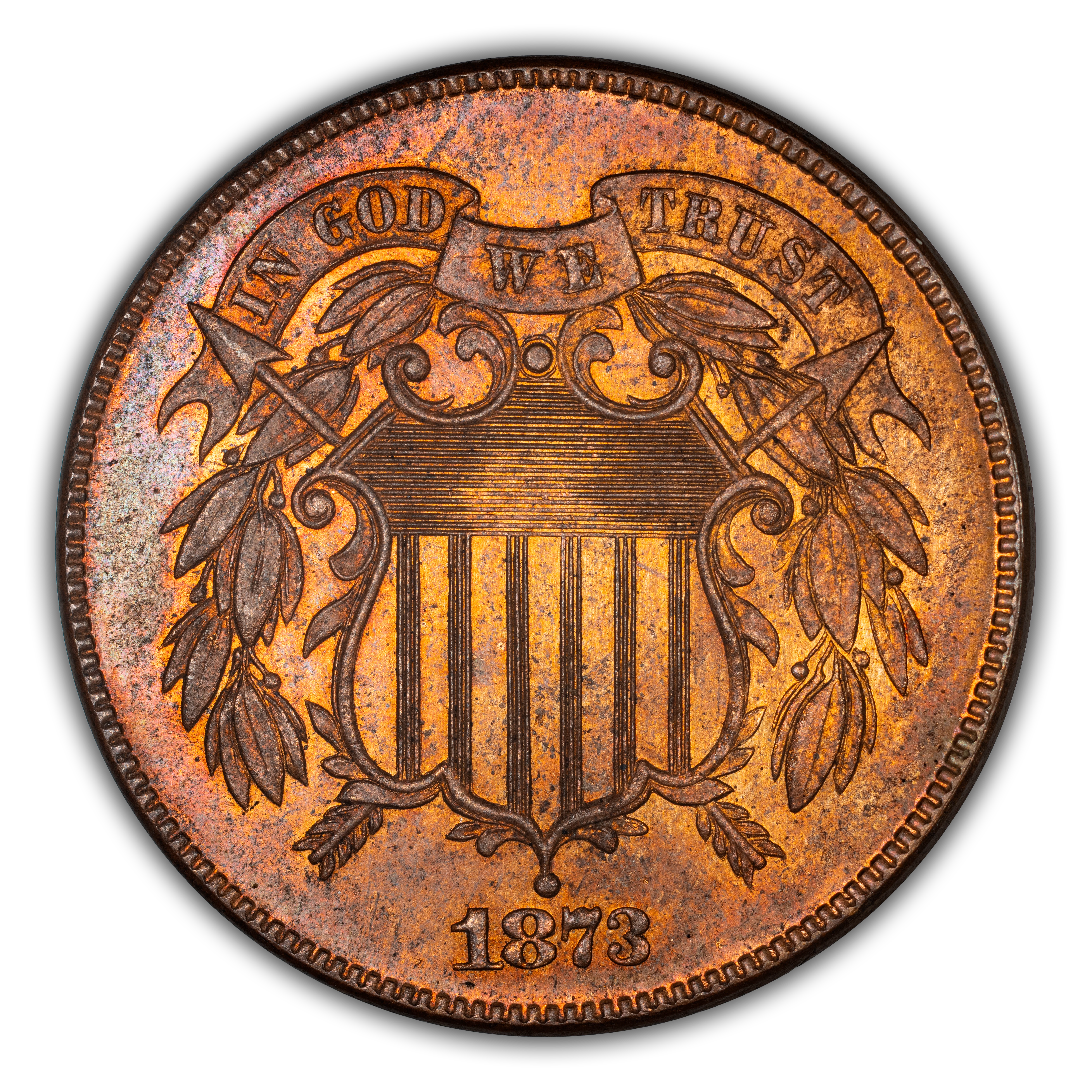 1873 2c Closed 3 PR RB