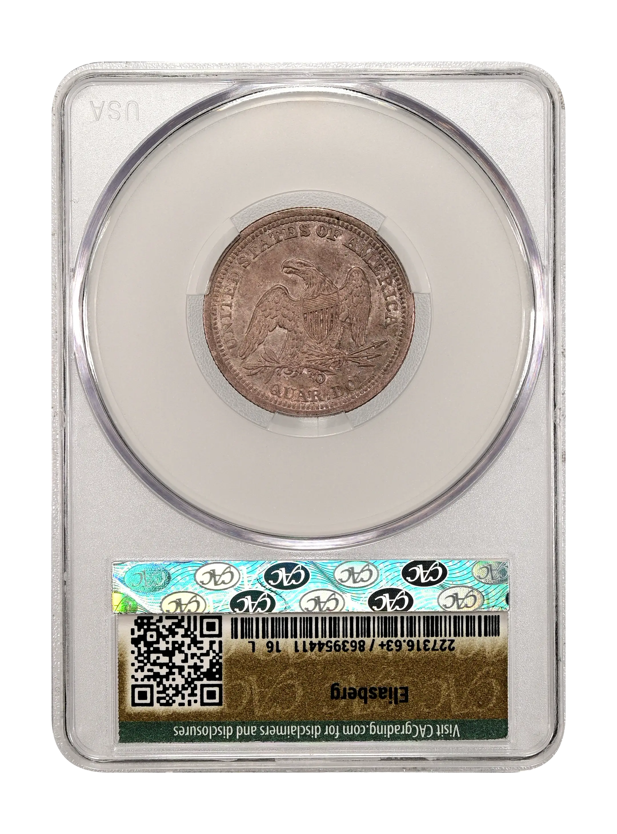valuableページ 1843-O Liberty Seated Silver Quarter Large O FS-501 F12 PCGS