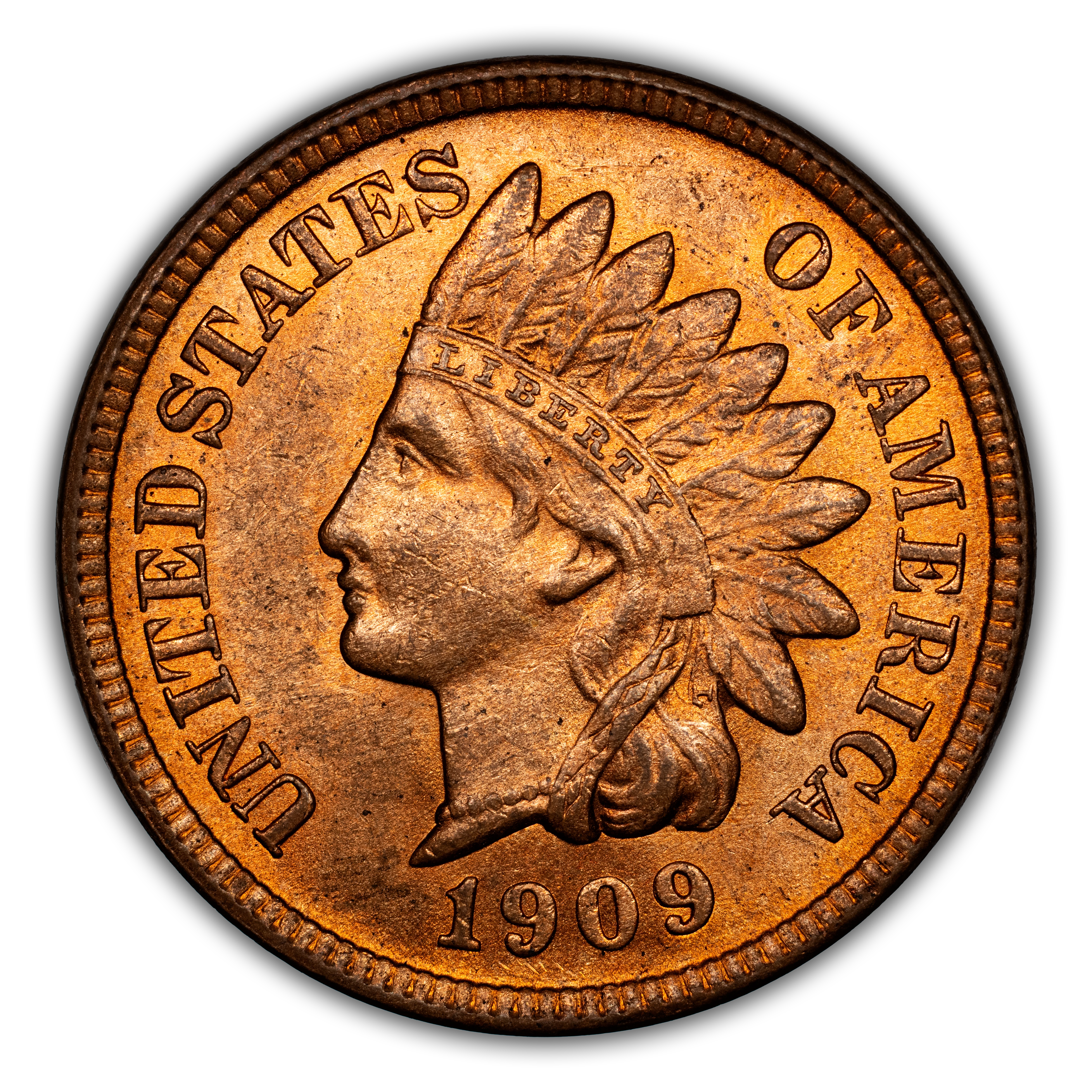 1909-S 1c Indian MS RD