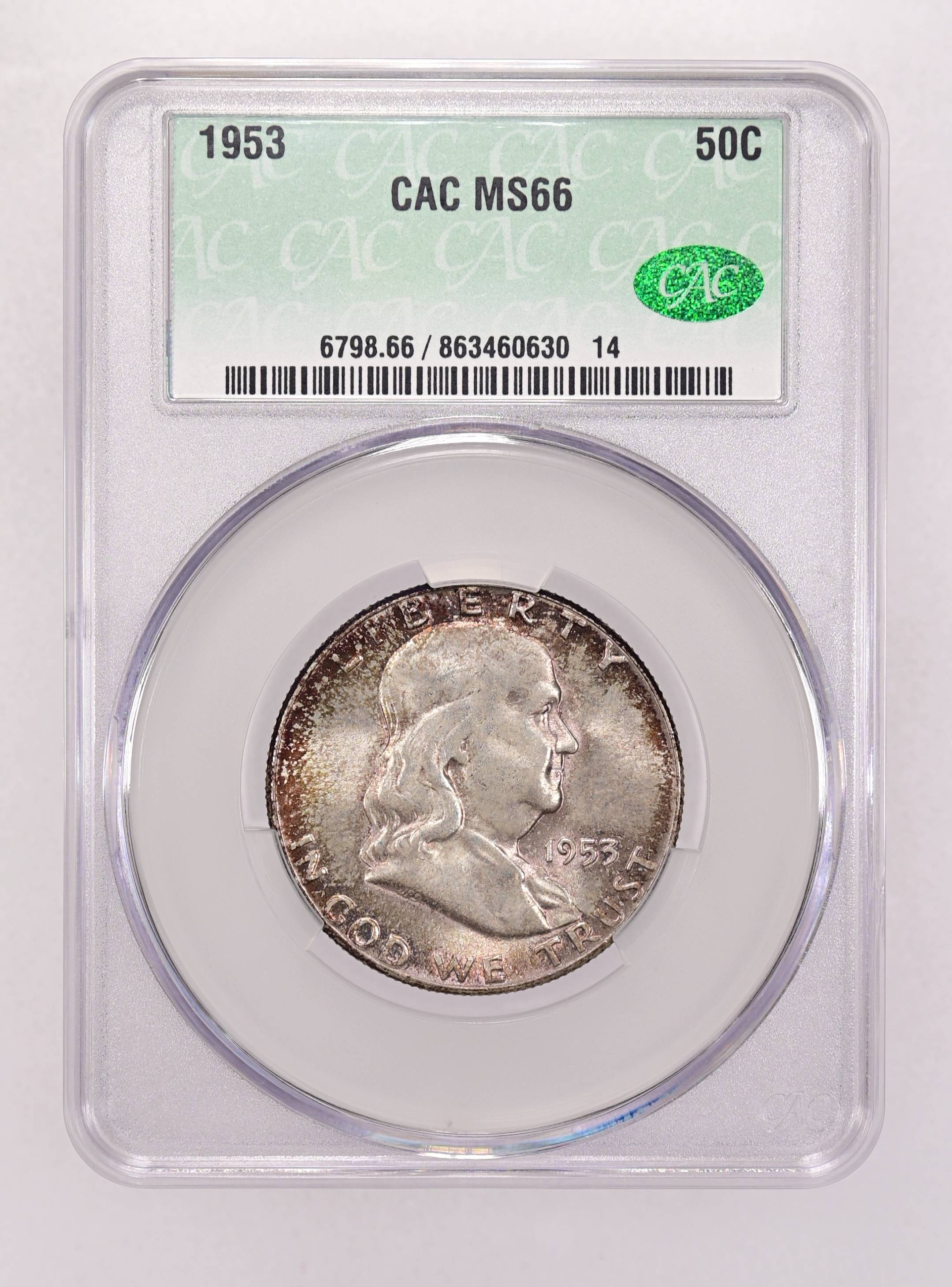 1953 50c MS