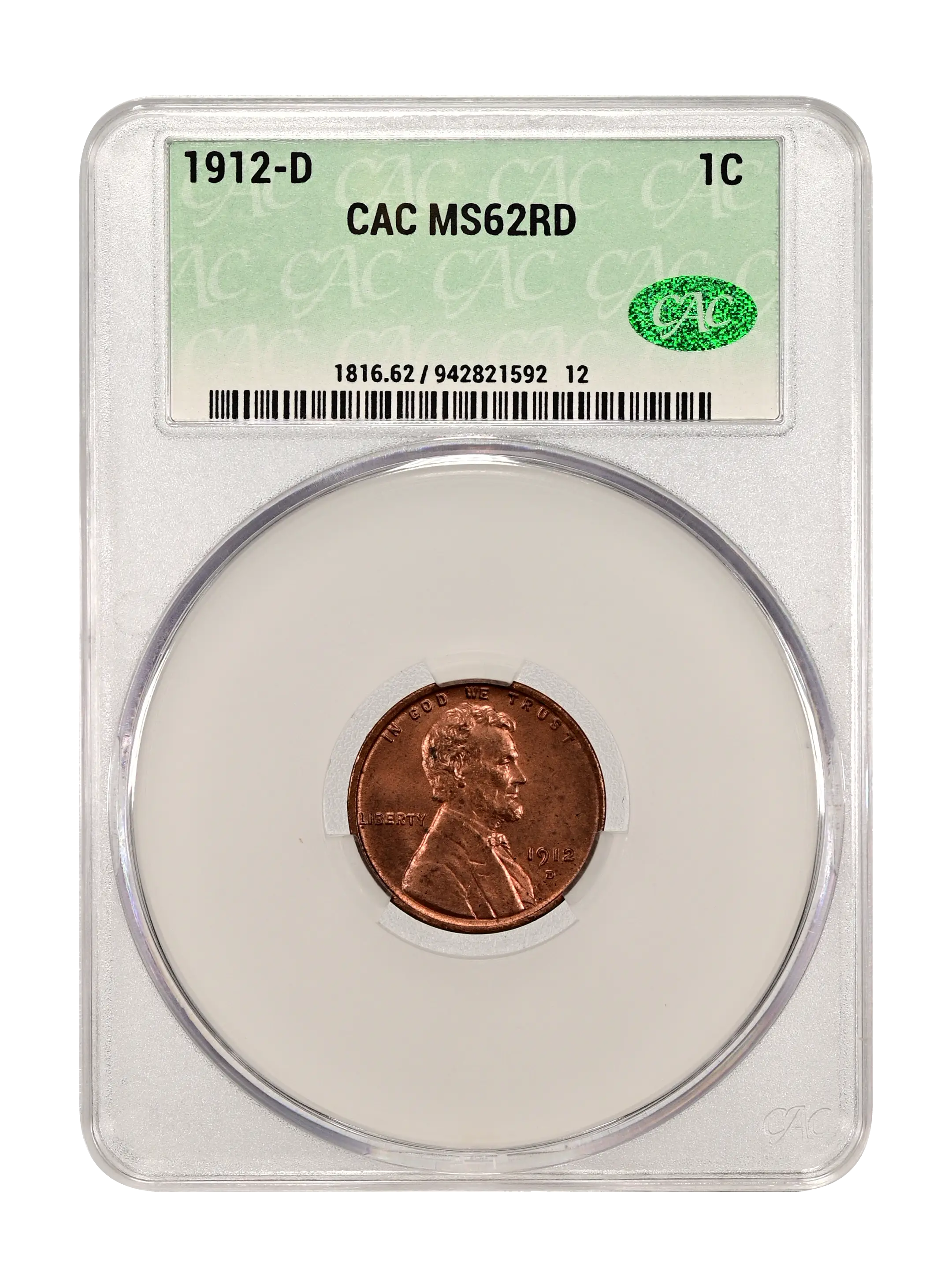 1912-D 1c MS RD